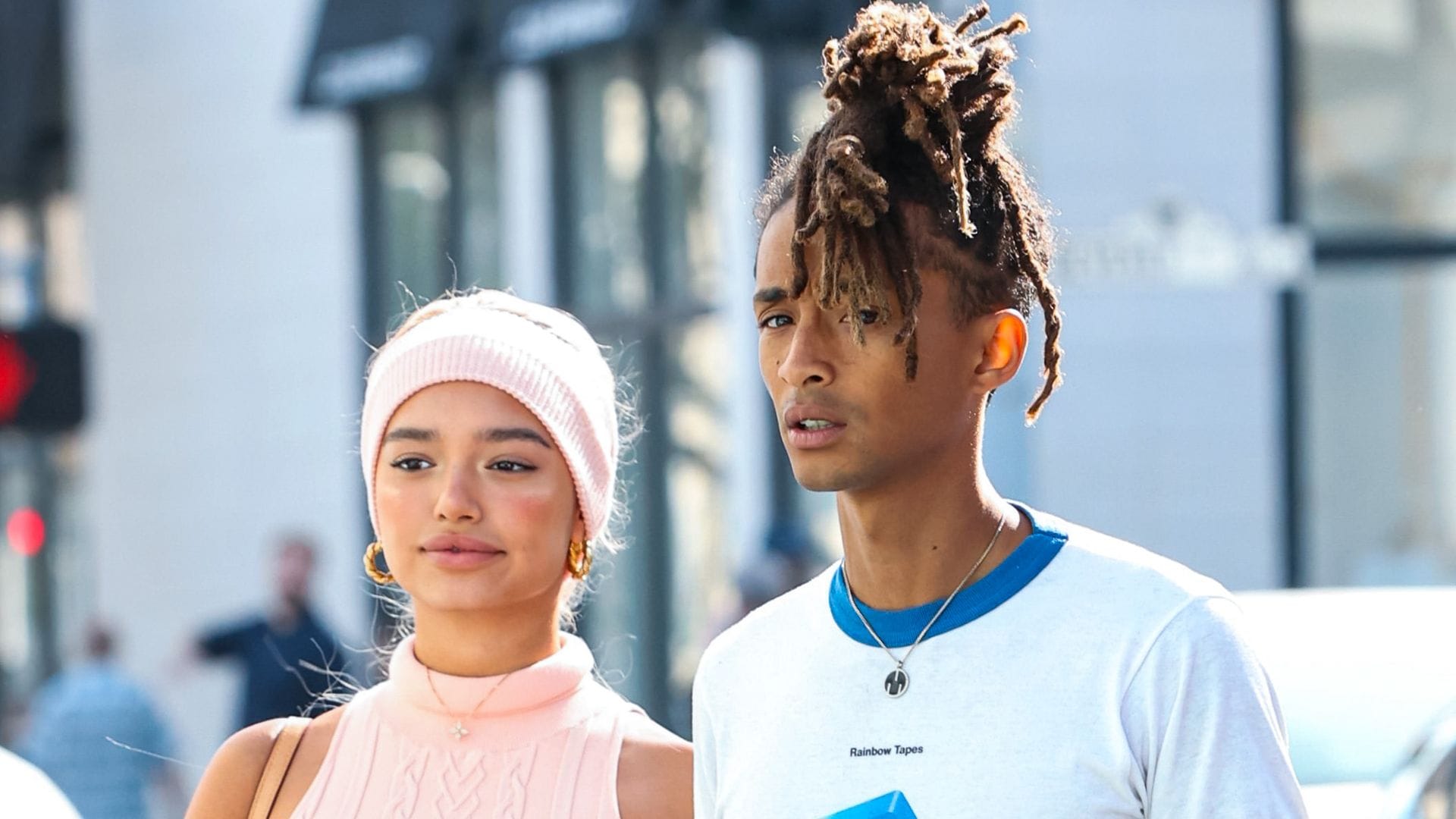 ab Zada and Jaden Smith are seen on June 19, 2024 in Los Angeles, California. 