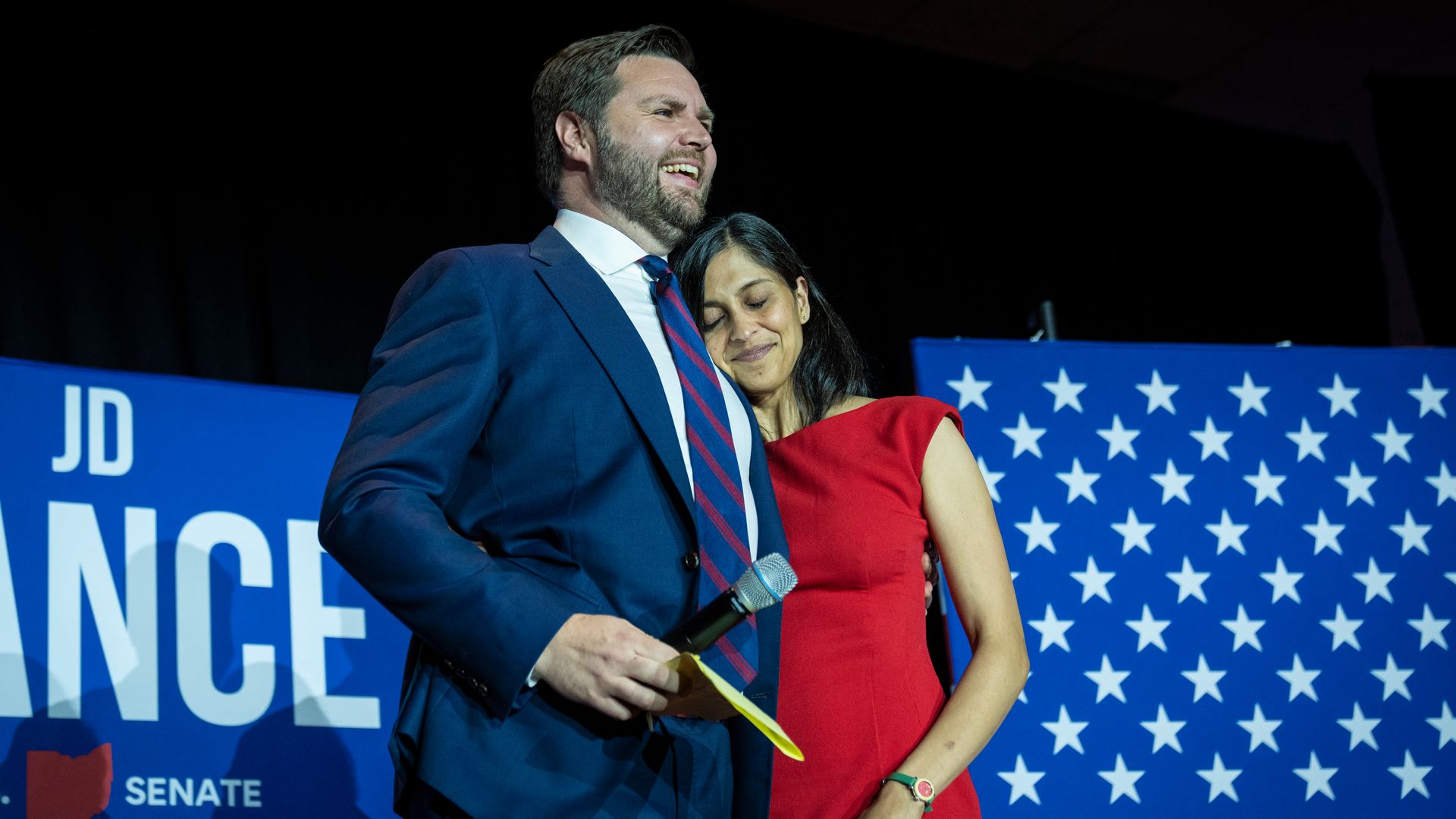 Who is vice-presidential candidate J.D. Vance's wife, Usha Chilukuri Vance