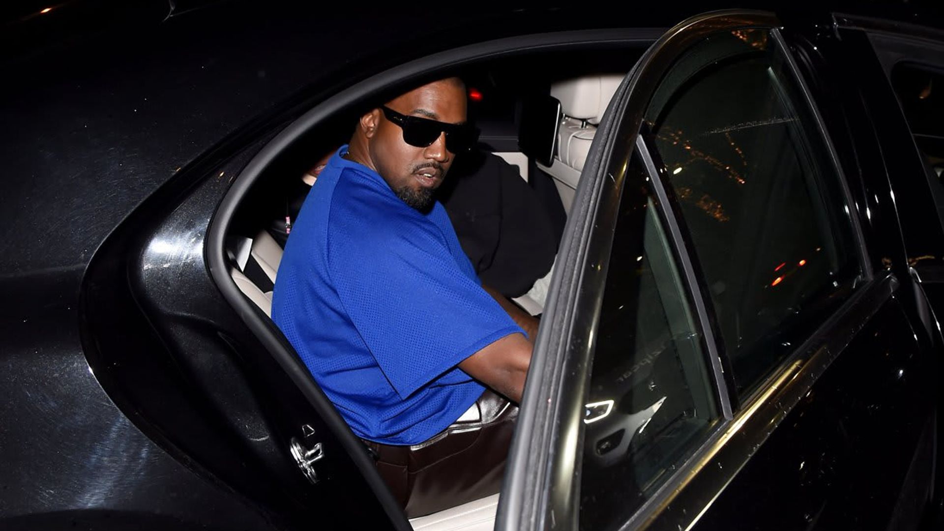 Kanye West was in good spirits while out with friends despite being friend zoned by Irina Shayk