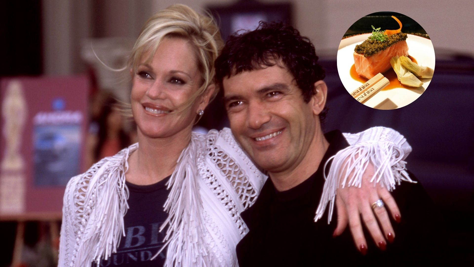 Antonio Banderas and Melanie Griffith reunited at the most iconic culinary landmark in Los Angeles