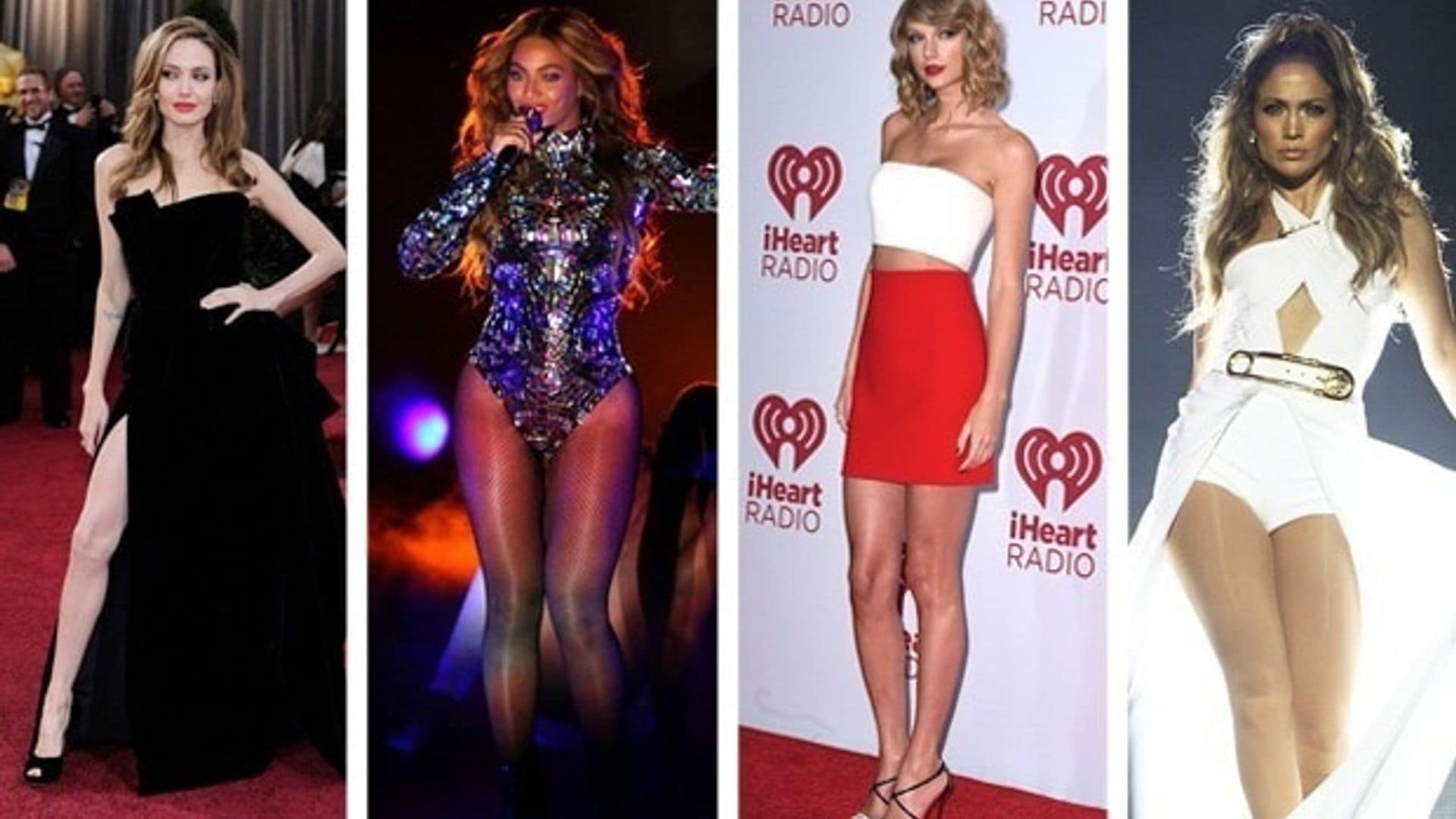 From Angelina Jolie to Taylor Swift: 10 celebrities with legendary legs