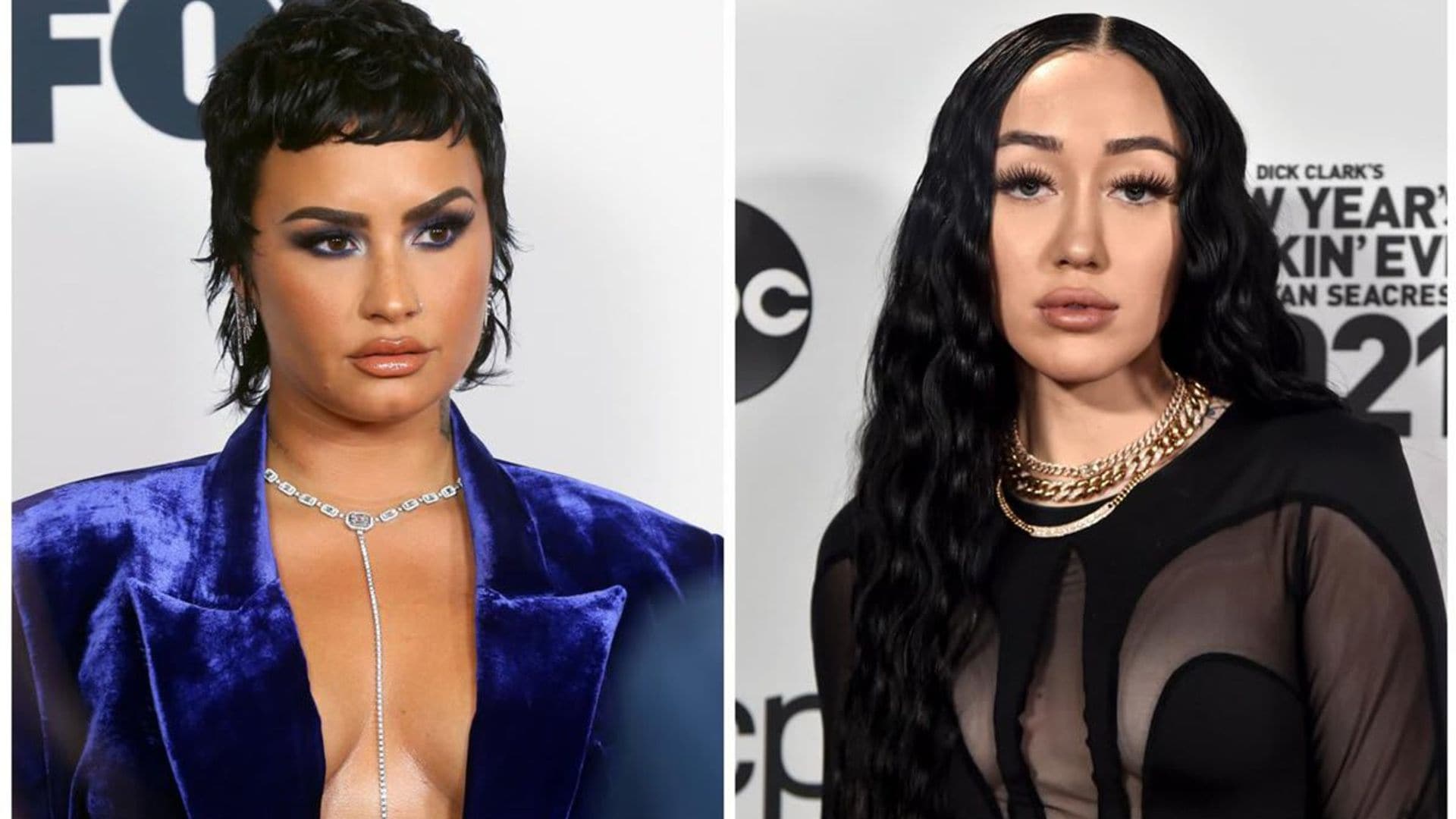 Demi Lovato and Noah Cyrus spotted holding hands in L.A. event