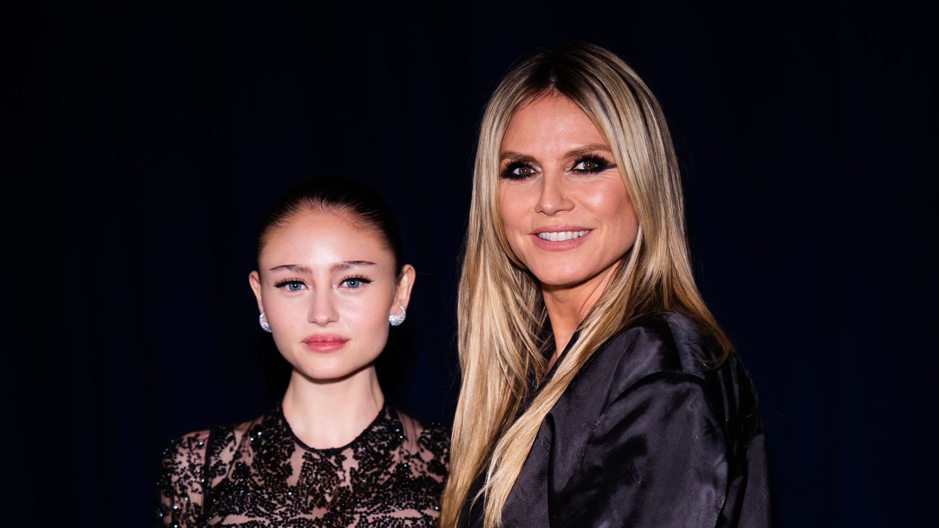 Heidi Klum and daughter Leni look like sisters in matching all-black ensembles