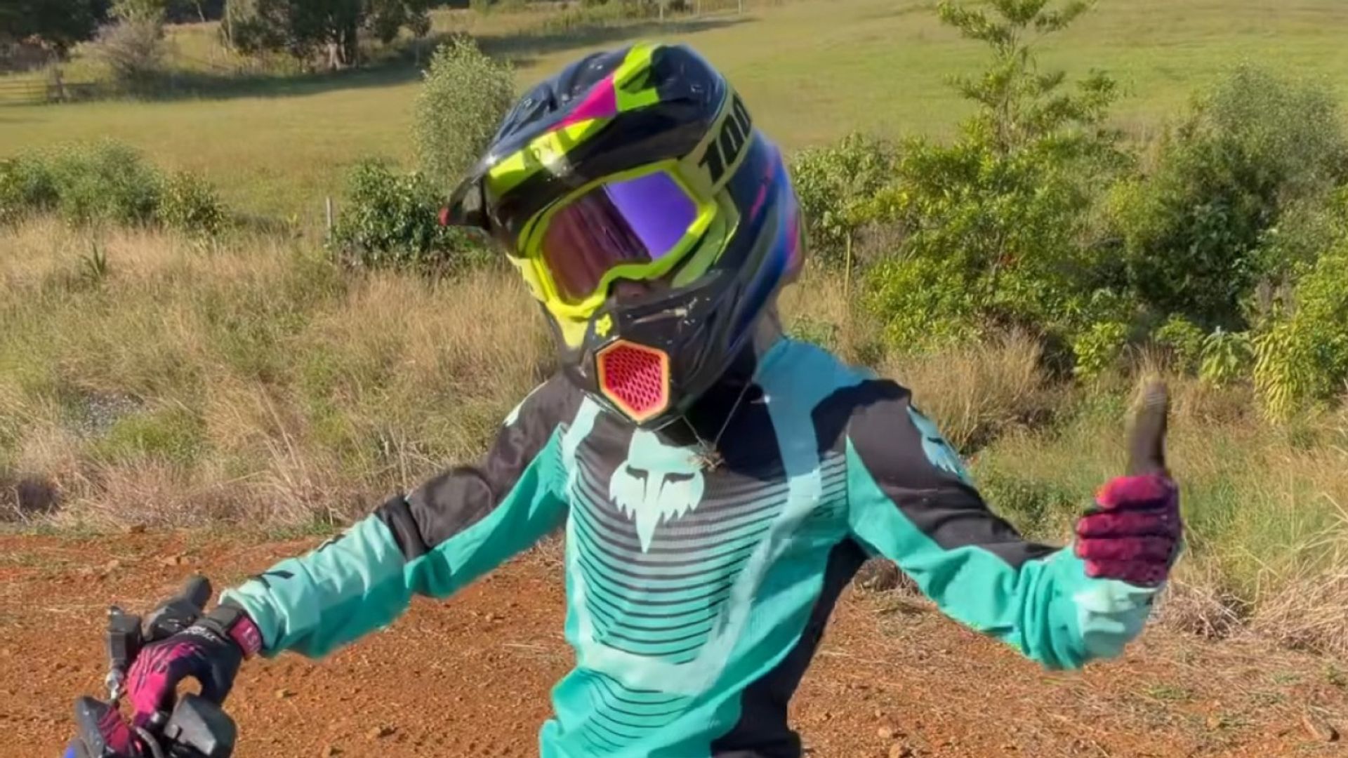 Elsa Pataky and Chris Hemsworth's Daughter India nailed a jaw-dropping dirt bike stunt: 'Thor' dad was wildly impressed