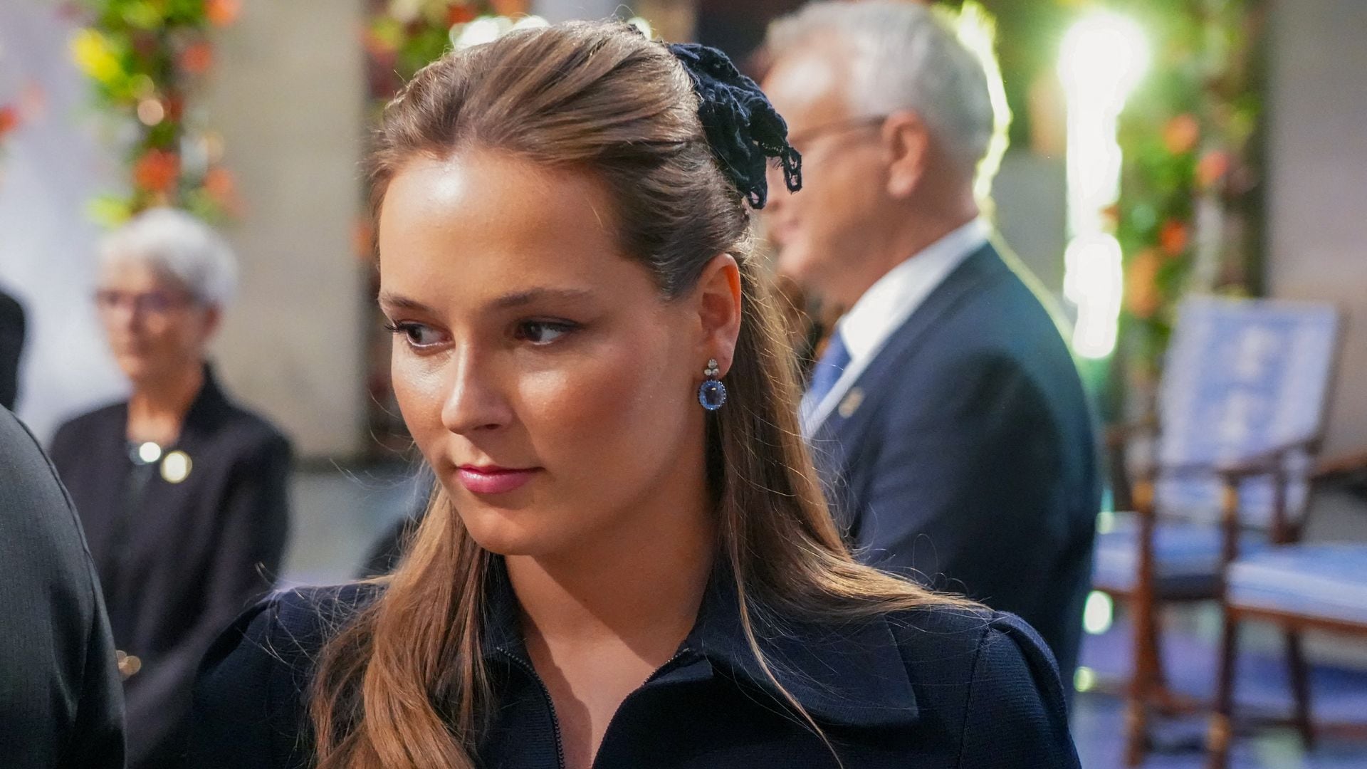 Ingrid of Norway makes a quick outfit change and brings solemn elegance to the Nobel Peace Prize