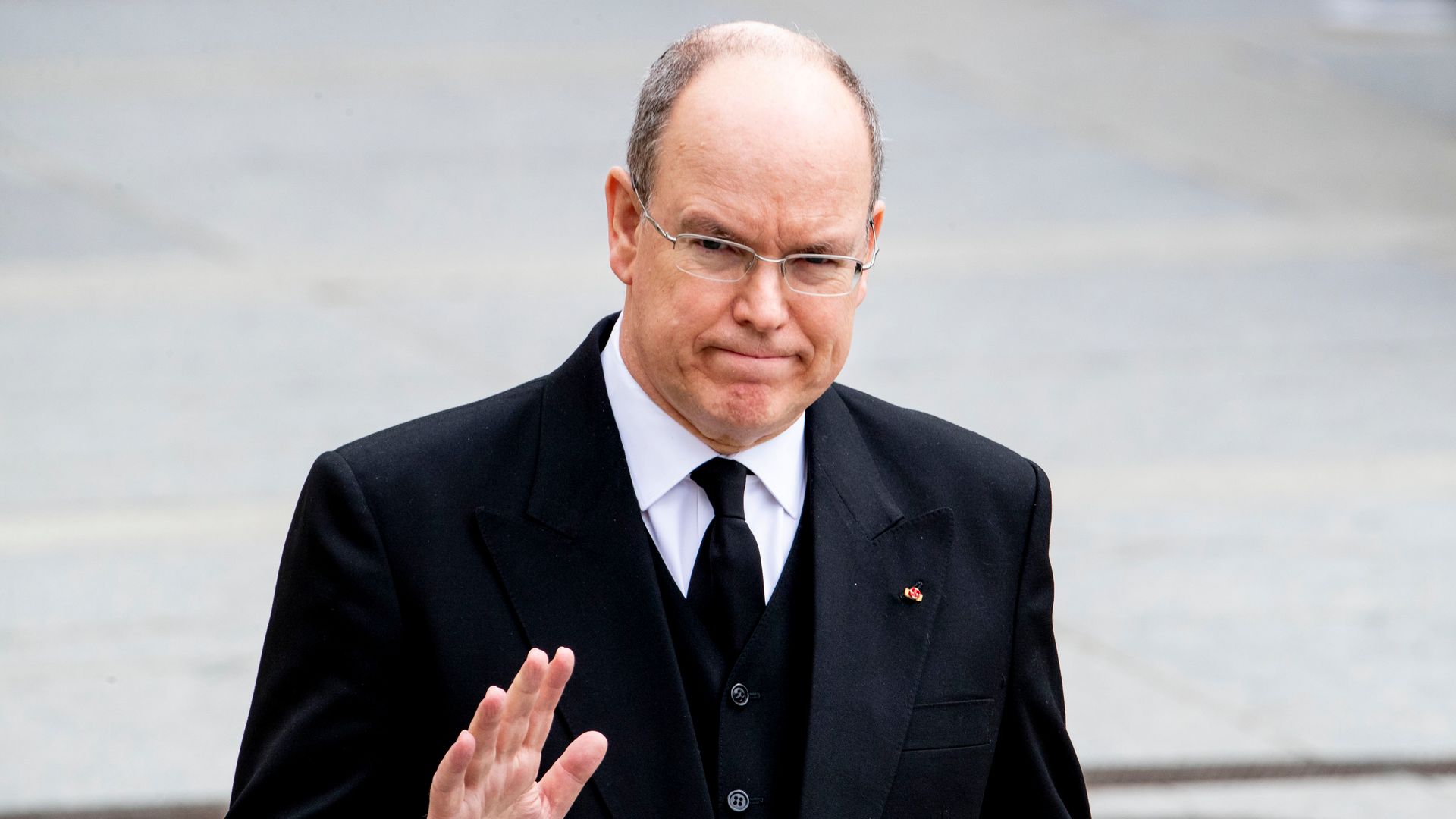  Prince Albert of Monaco attend the funeral of Grand Duke Jean of Luxembourg on May 04, 2019 in Luxembourg, Luxembourg. (Photo by Patrick van Katwijk/WireImage)