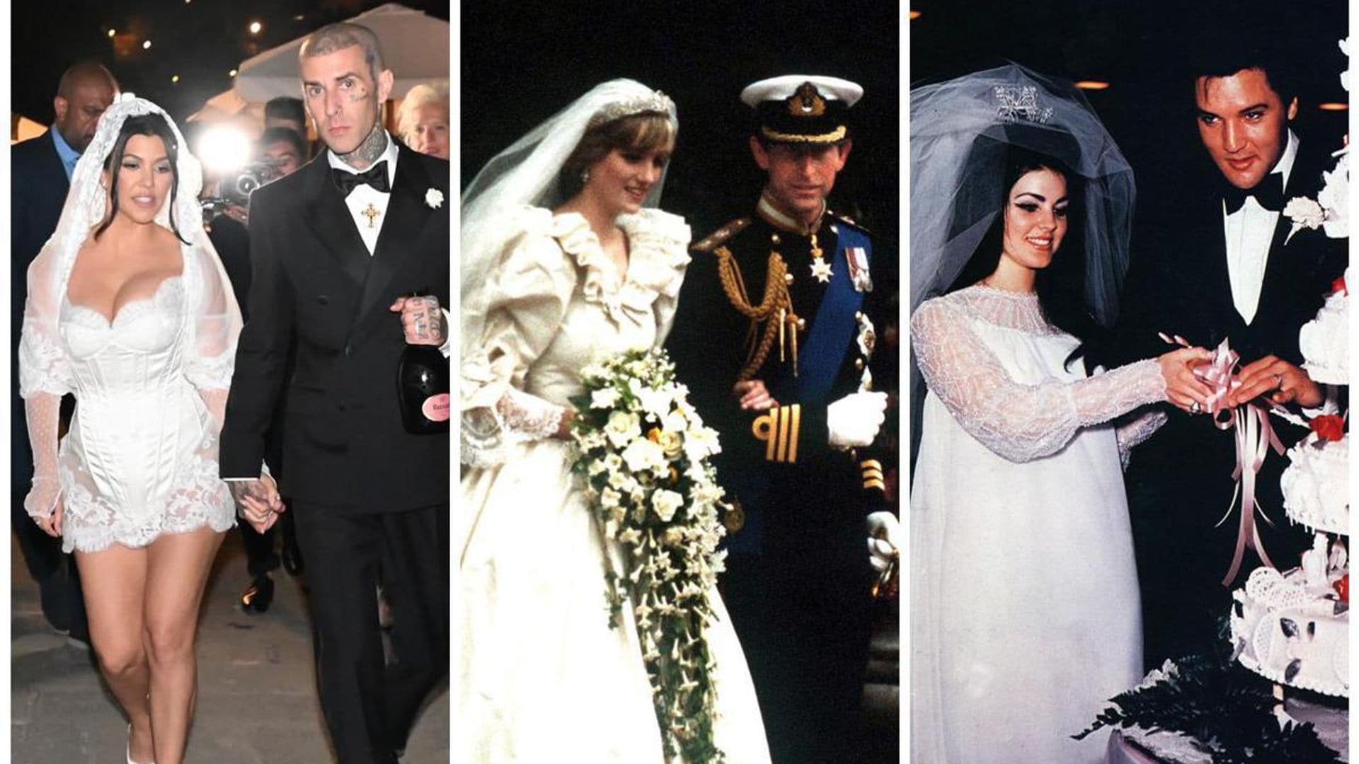 11 iconic weddings: Princess Diana, Kim Kardashian, Pamela Anderson, and more