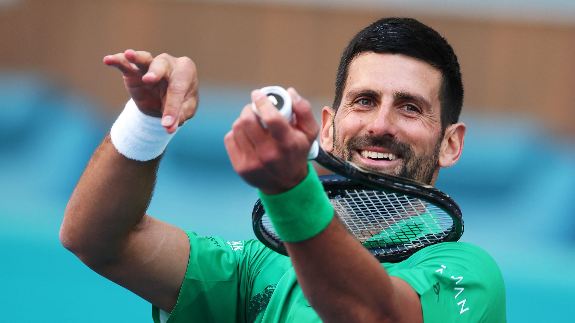 Djokovic has been showing off his amazing form at the Miami Open
