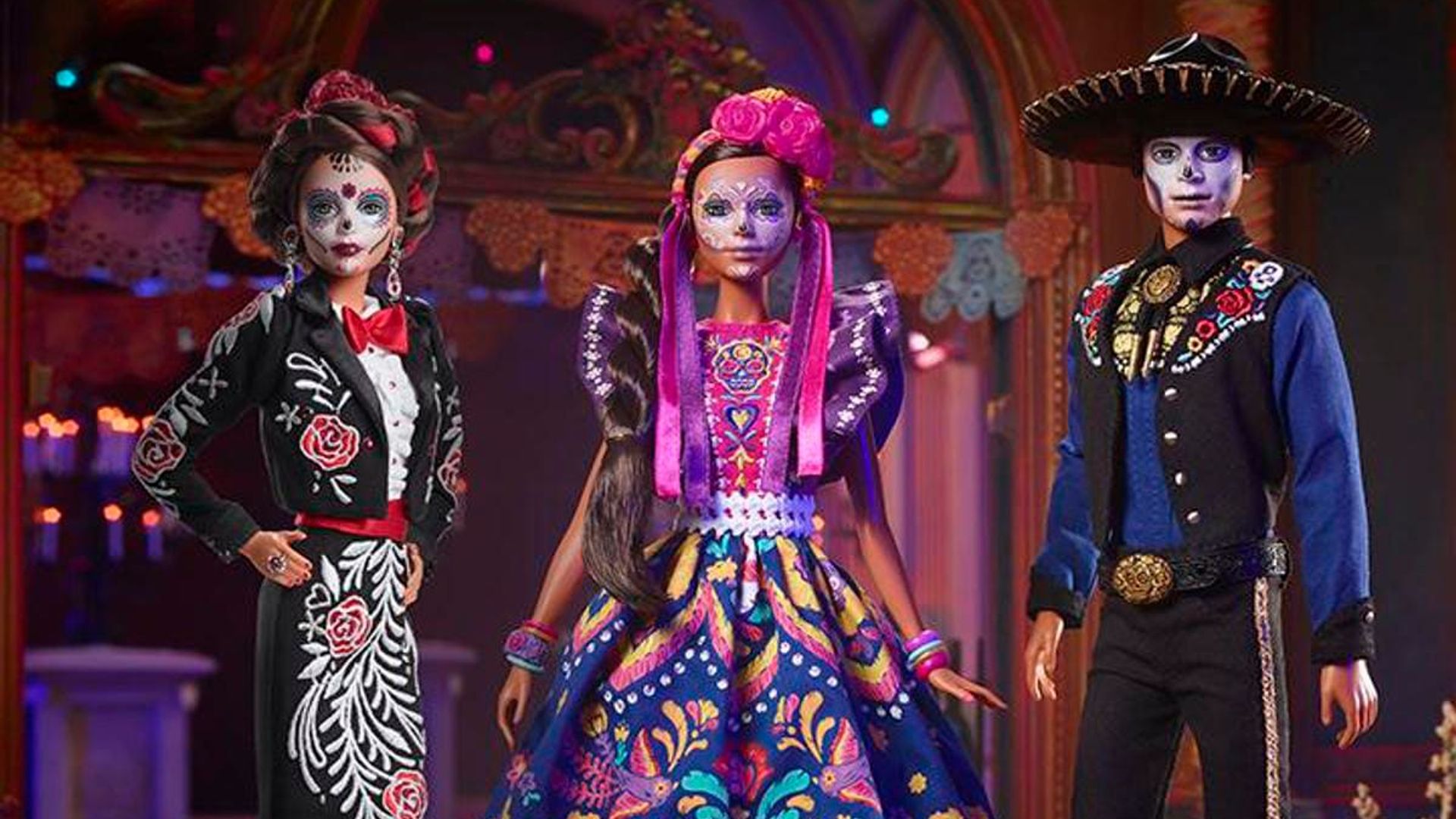 Mattel drop the 2022 Dia De Muertos Barbie and Ken doll