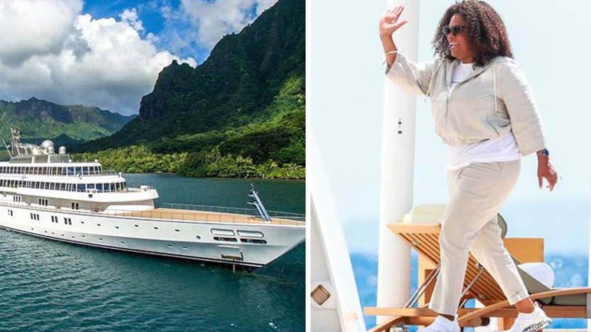 Oprah Winfrey´s mega-yacht vacation will blow your mind!