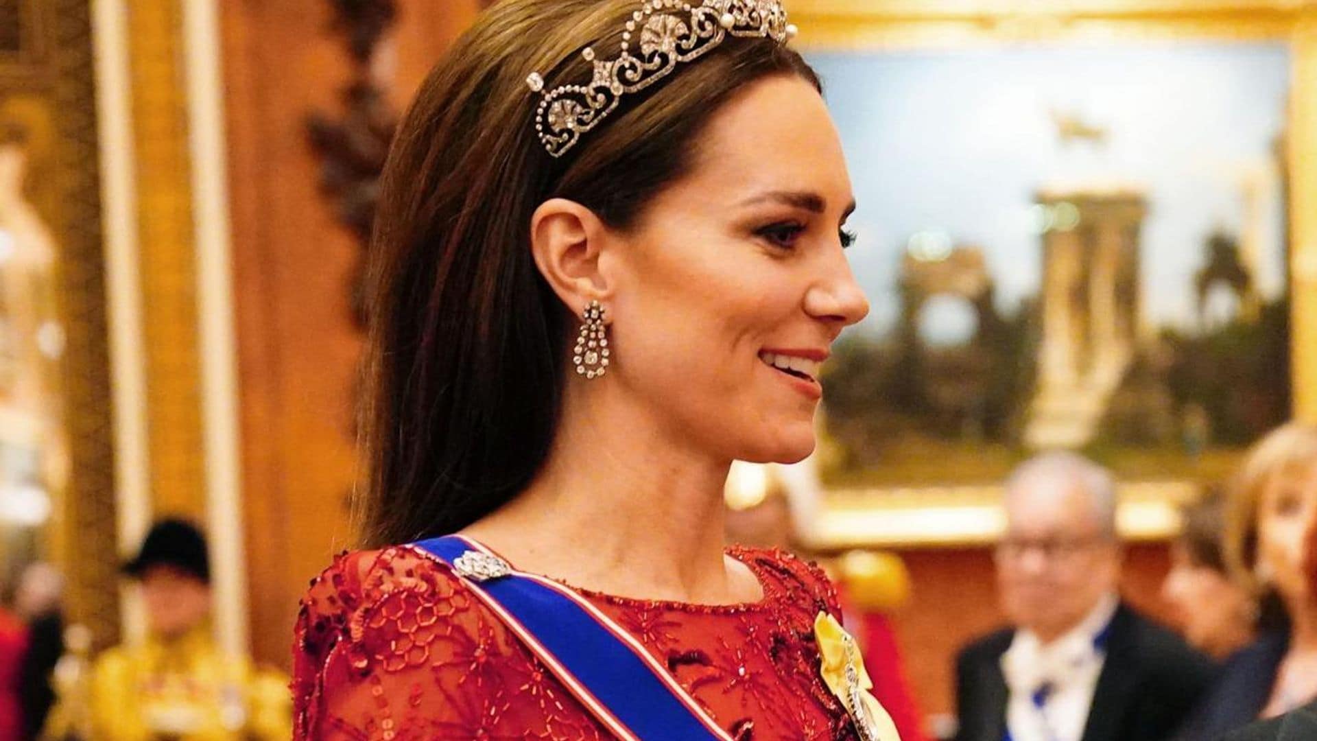 The Princess of Wales stuns in red at palace reception: Photos