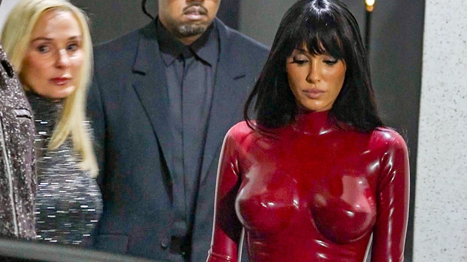 Kanye took to Instagram to share a series of images from Censori’s latest performance art project, captioning the post. “So proud of my wife.” 