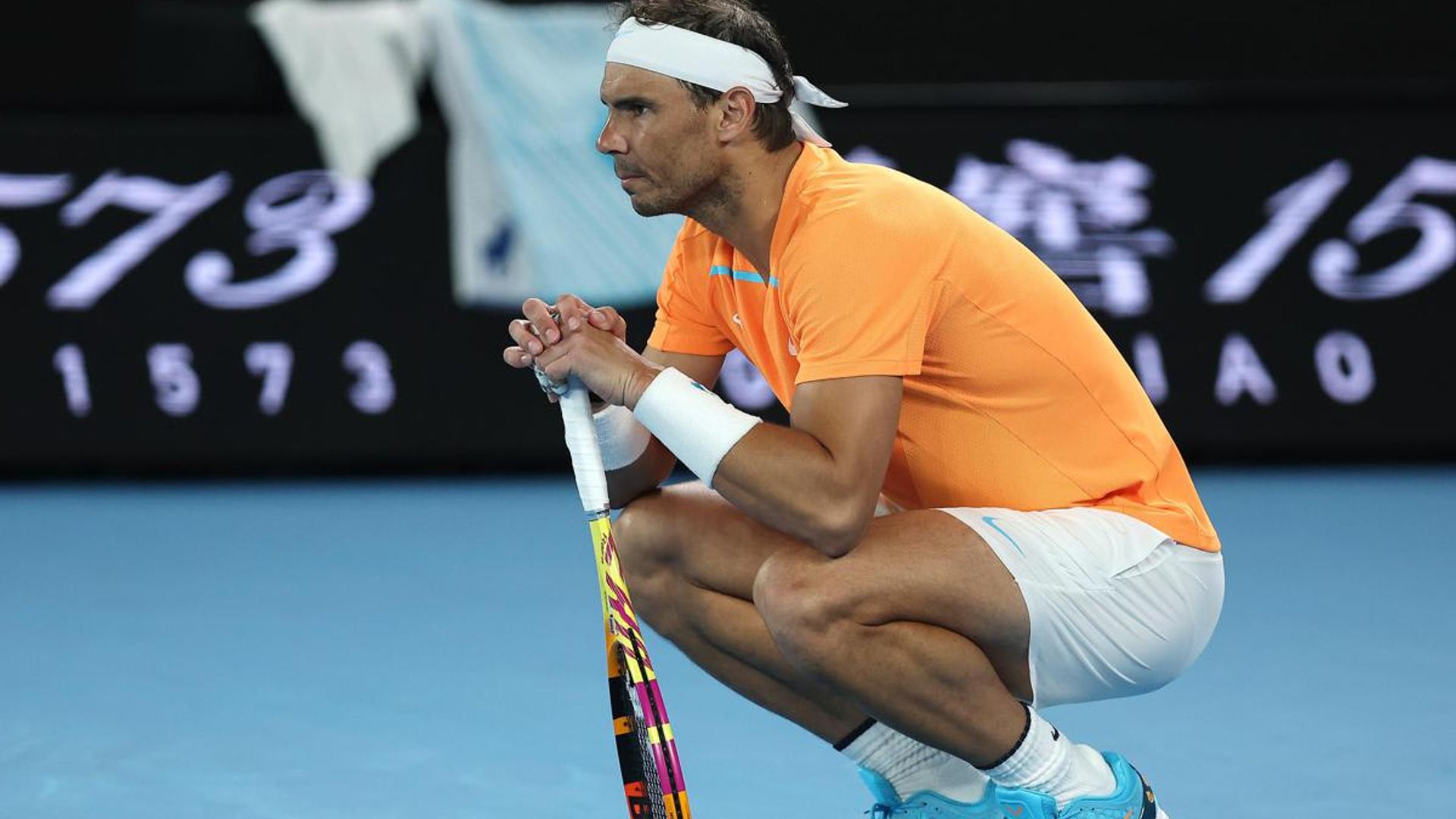 Rafa Nadal’s wife, Mery Perello, cries after he hurts himself in match
