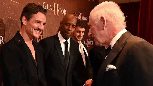 Pedro Pascal and King Charles