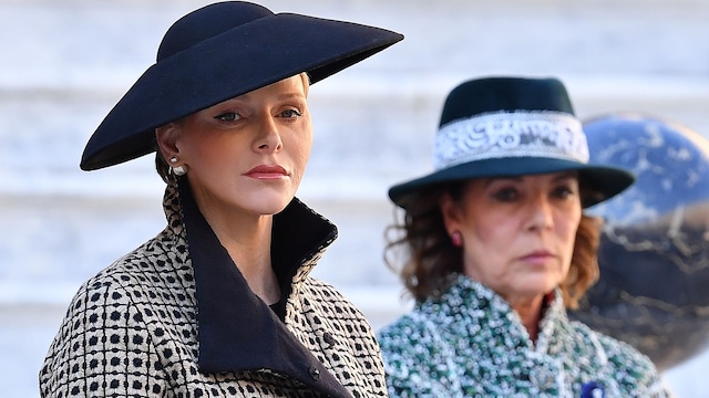 Princess Charlene of Monaco and Princess Caroline 
