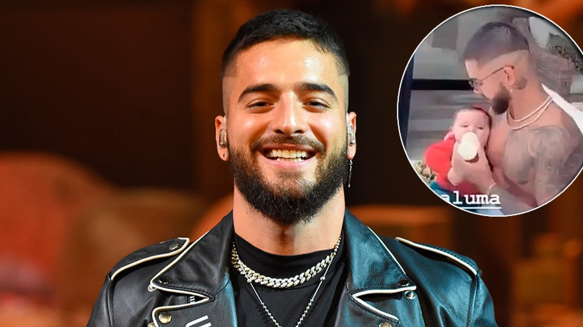 Maluma surprises fans with baby video