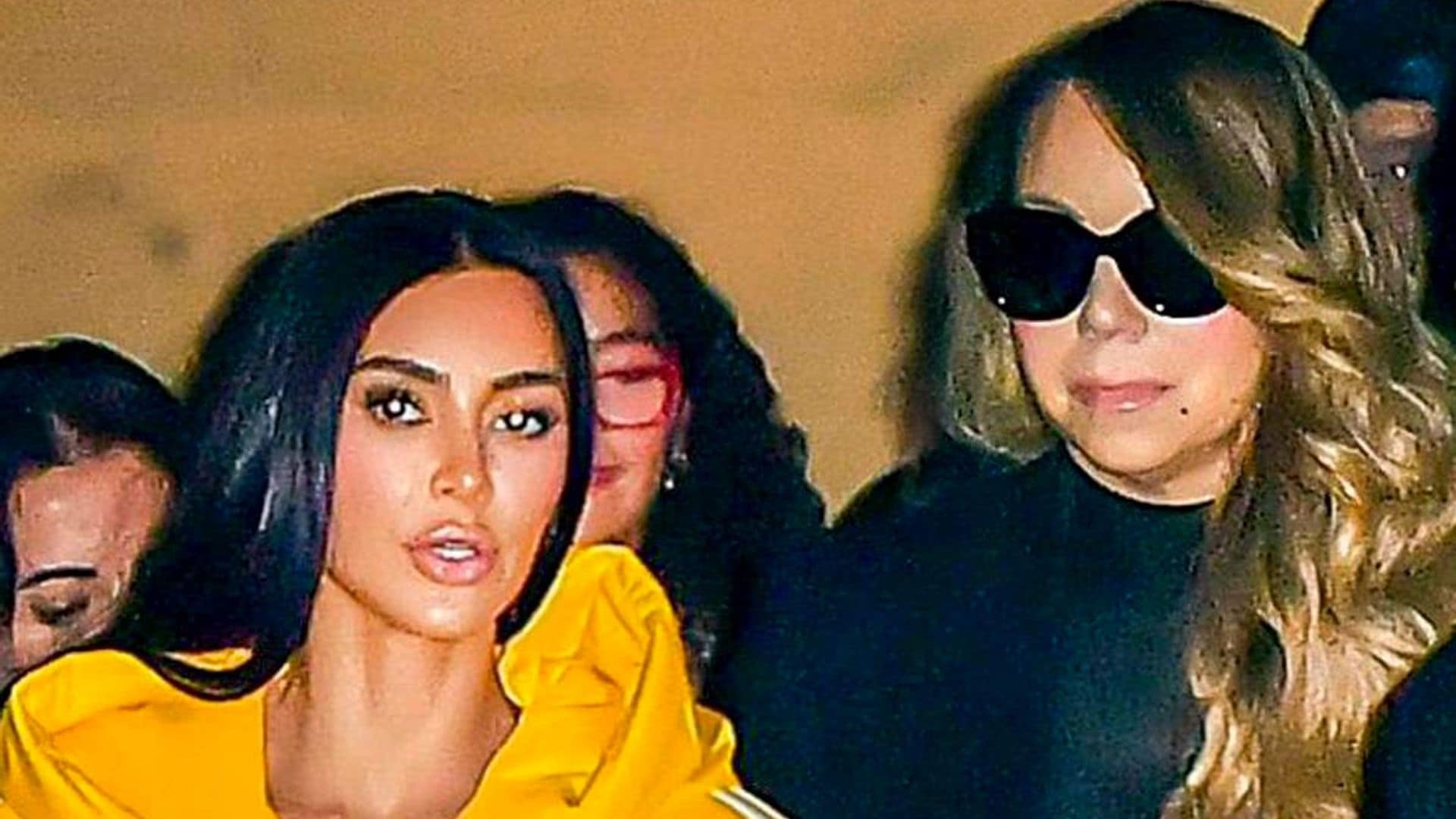 Kim Kardashian and Mariah Carey enjoy Nobu with North West and Monroe Cannon