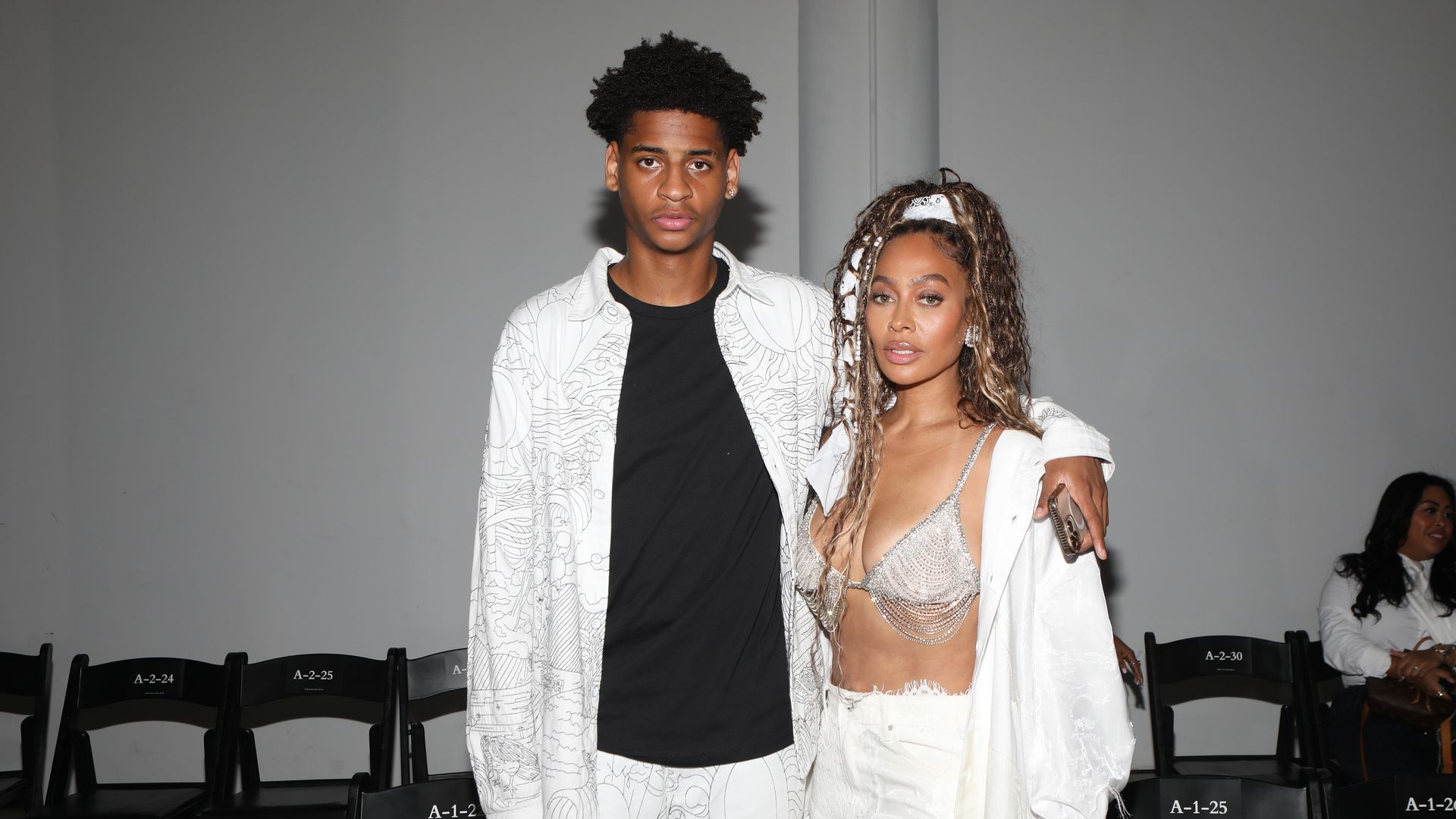 Kiyan Carmelo Anthony and LaLa Anthony.