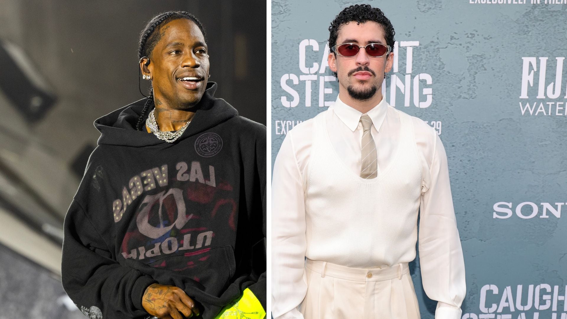 Kylie Jenner’s ex Travis Scott parties with Bad Bunny at wild Puerto Rico show