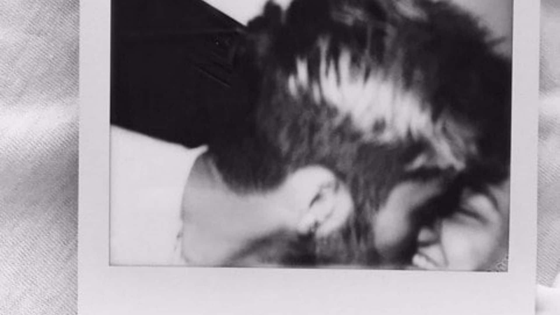 Zayn Malik and girlfriend Gigi Hadid share a kiss on Instagram