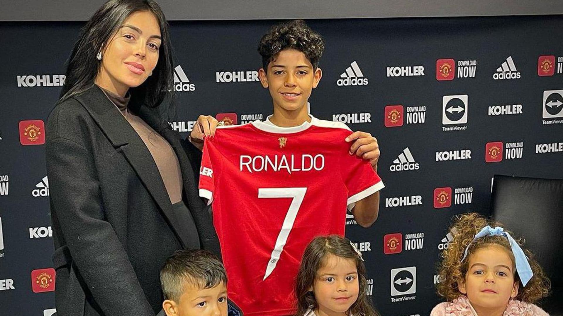 Georgina Rodriguez supports Cristiano Ronaldo Jr.’s dreams after signing for Manchester United