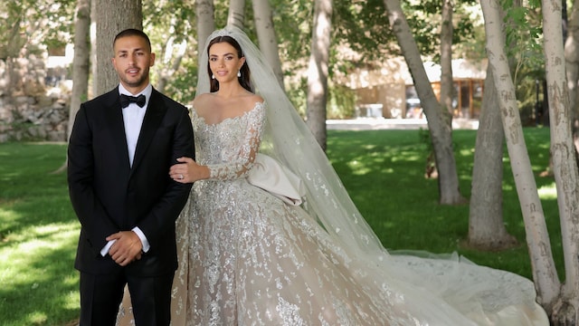 Elie Saab’s son marries his fiancée in a stunning celebration attended by top model Nieves Álvarez