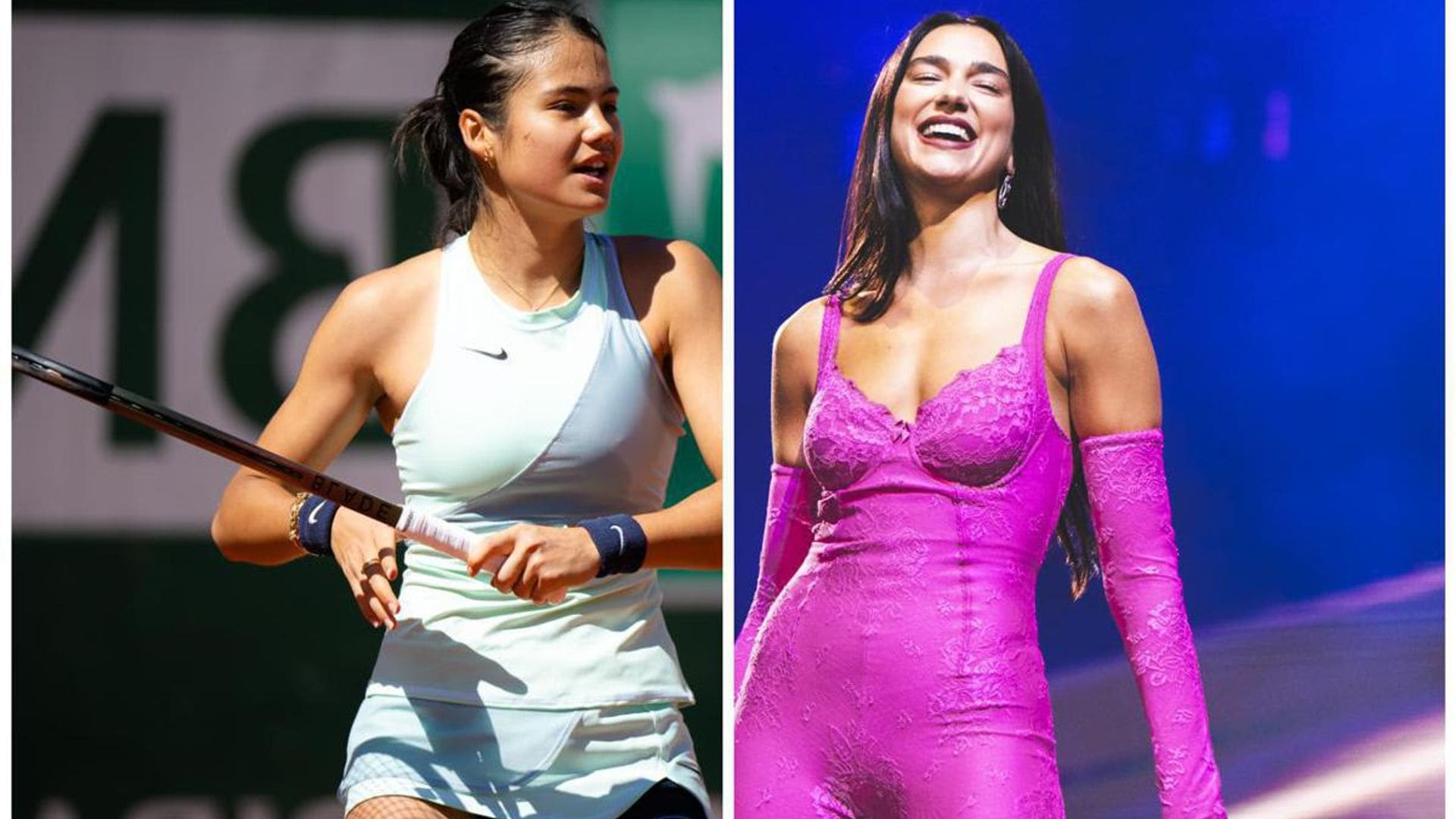 WATCH: Emma Raducanu teaches Dua Lipa how to play tennis in hilarious commercial