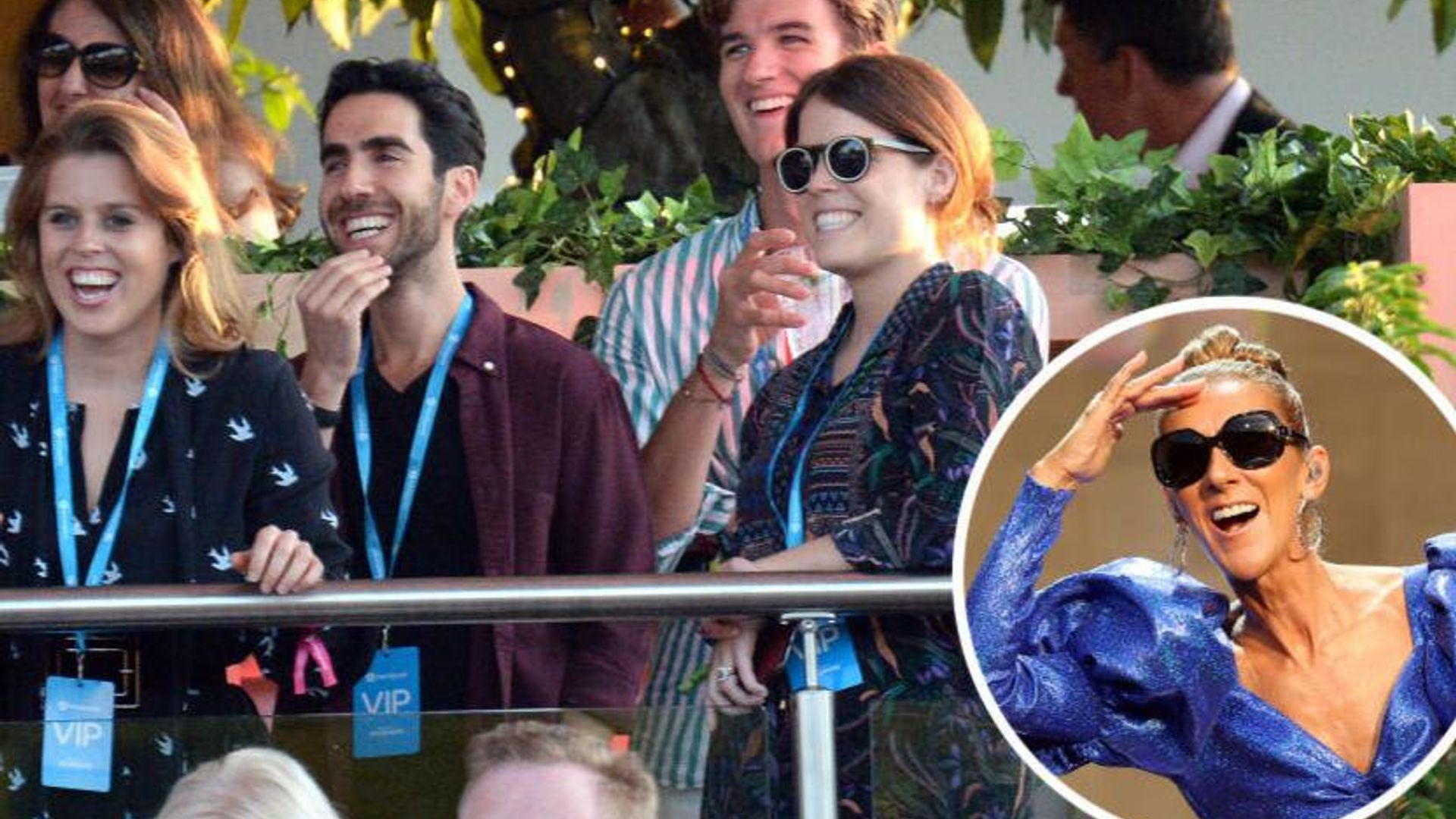 Princesses Beatrice and Eugenie fangirling over Celine Dion is everything we didn't know we needed