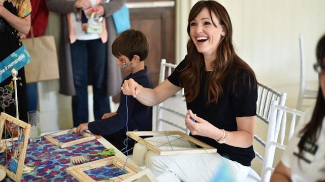 May 18: Jennifer Garner had some fun with arts and crafts at her We Made It launch at Shutters on the Beach in Santa Monica, California.
Photo: Jordan Strauss/Invision/AP for Jo-Ann Fabric and Craft Stores