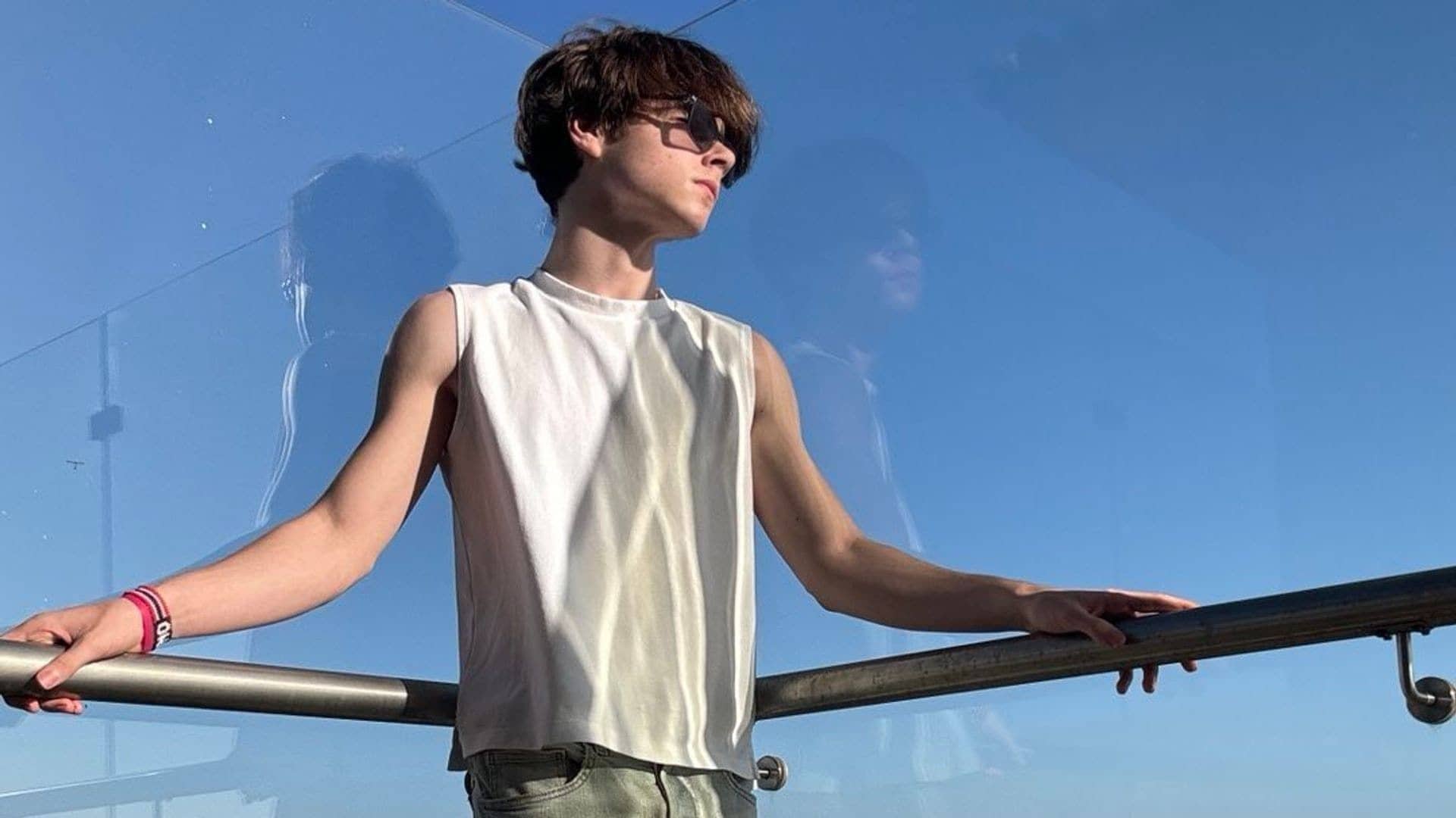 Ricky Martin’s son Valentino reveals health news with a gorgeous sunset glow