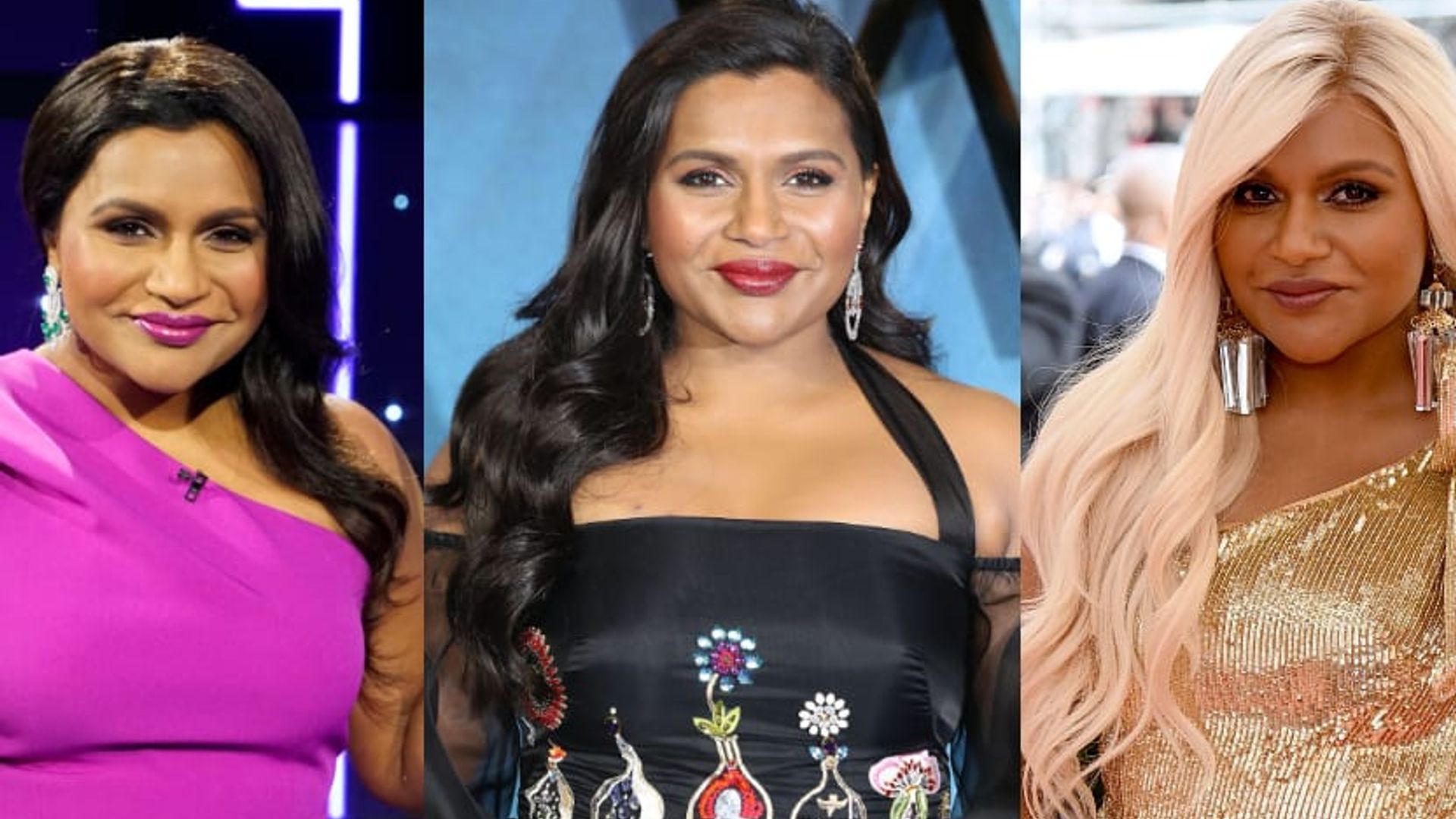 Mindy Kaling's most fabulous hair and makeup looks on the red carpet