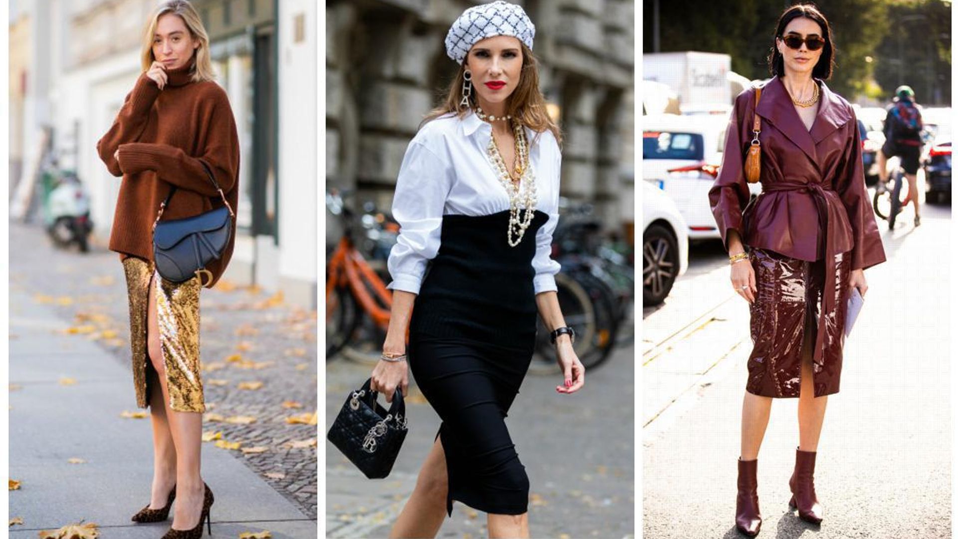 What to wear with a pencil skirt according to street style influencers