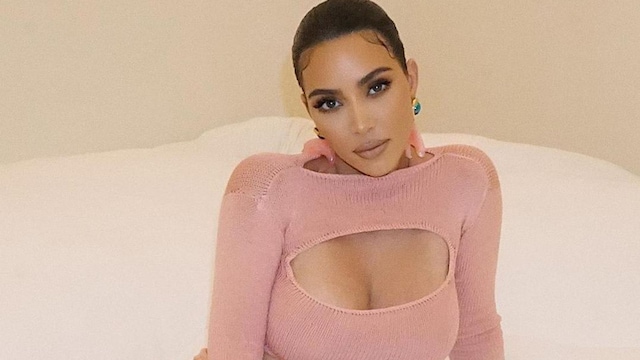 Kim Kardashian makeup-free