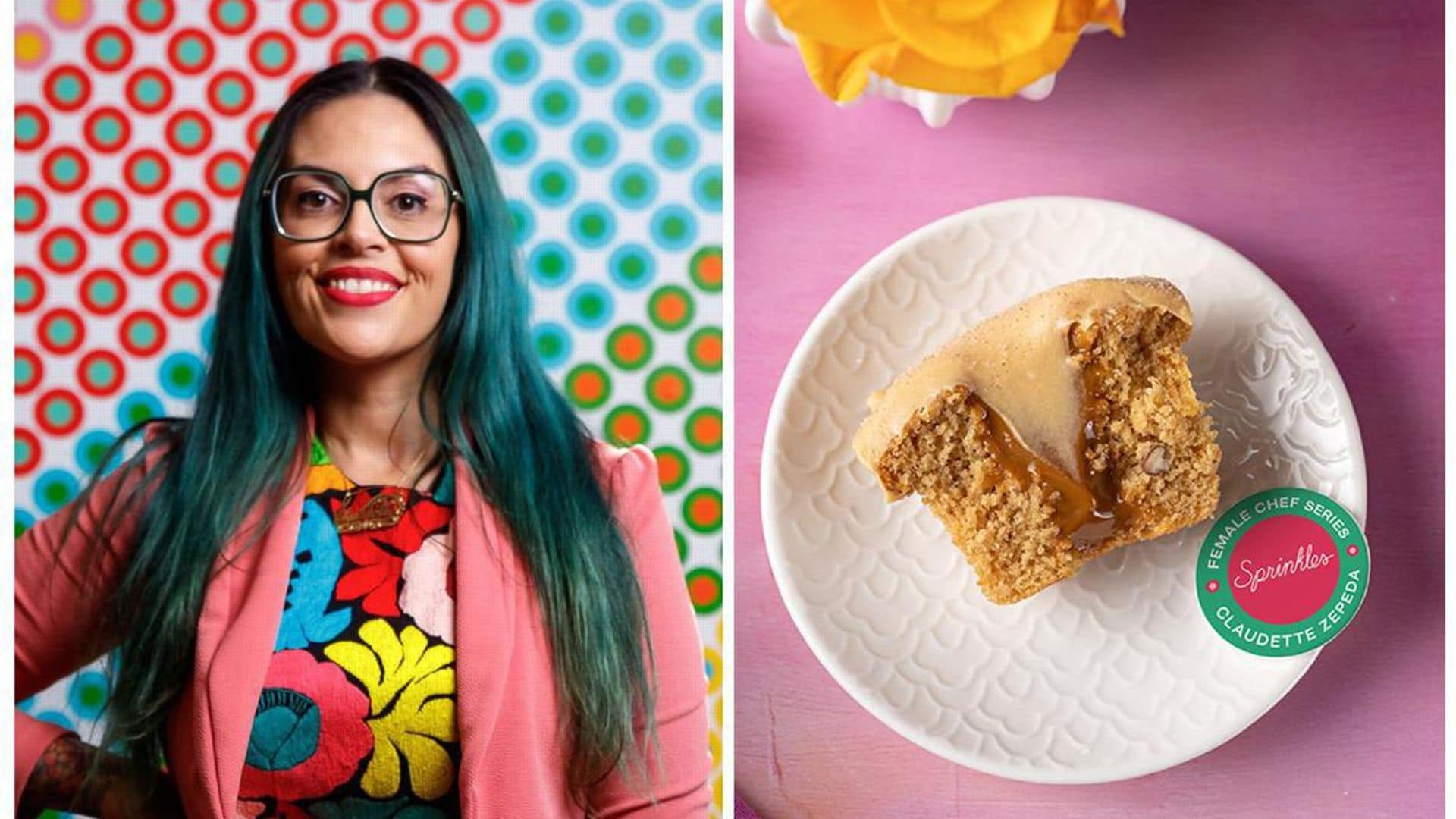 Celebrate Hispanic Heritage Month with a limited-edition “La Gloria” cupcake from Sprinkles Bakery
