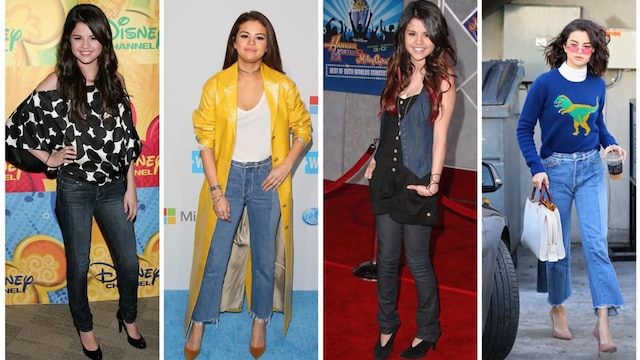 Selena Gomez looks amazing in jeans, any way she wears them