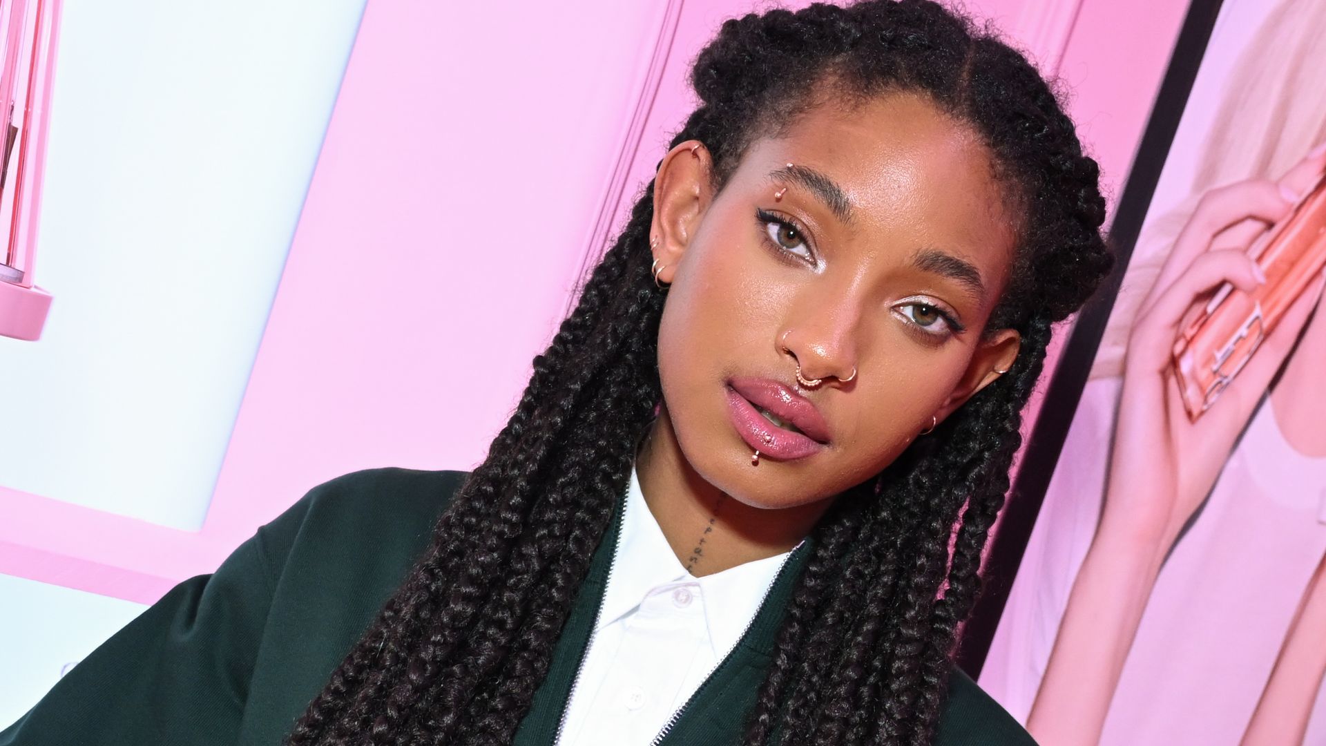 Willow Smith captivates in ethereal purple gown and gold embellishments as she announces new album 'The Thread'