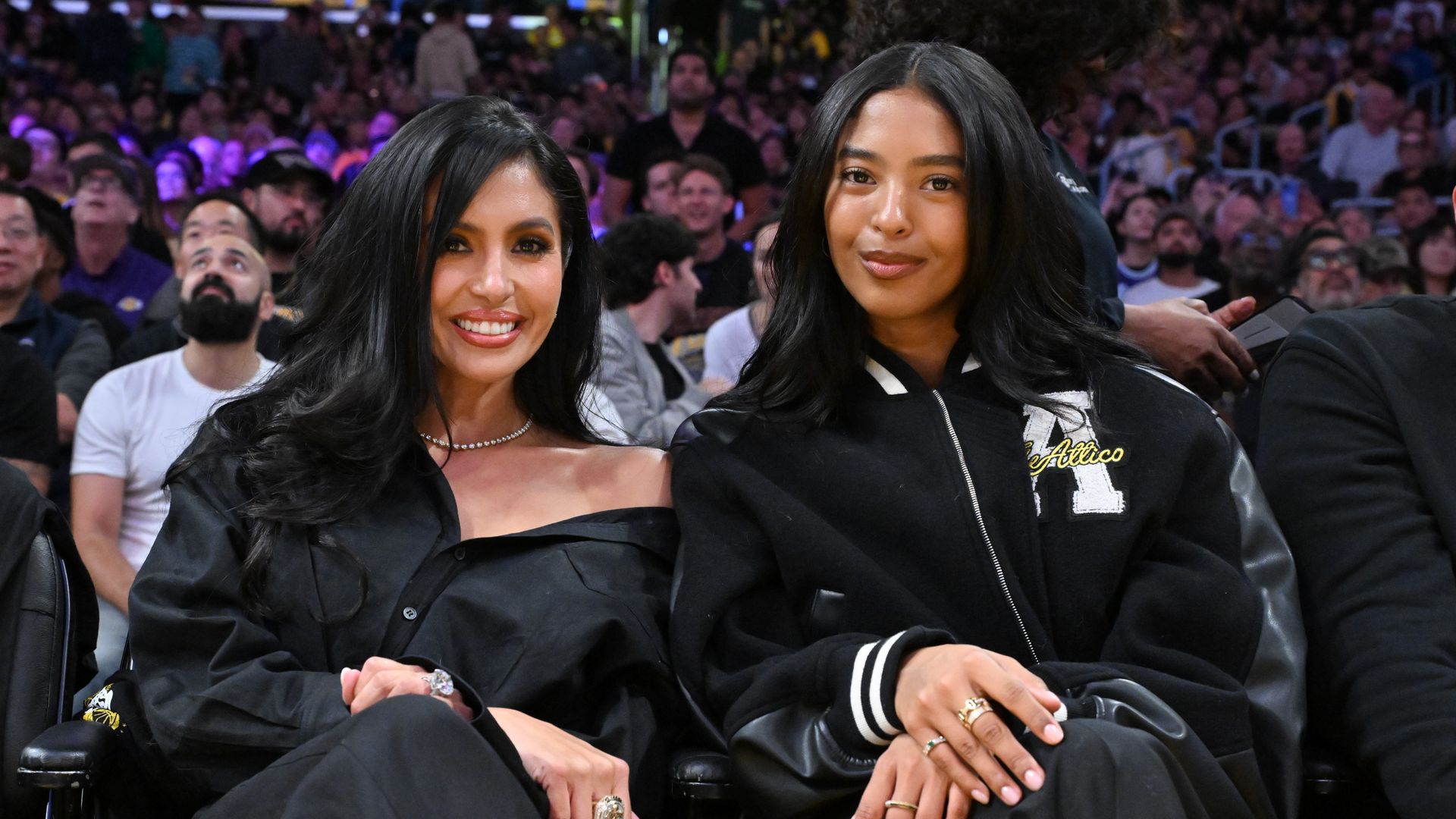 Vanessa and Natalia Bryant look like twins at the Baby2Baby gala