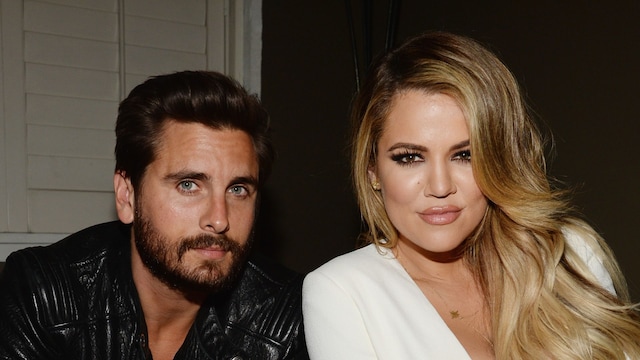  LOS ANGELES, CA - APRIL 23:  TV personalities Scott Disick (L) and Khloe Kardashian attend Opening Ceremony and Calvin Klein Jeans' celebration launch of the #mycalvins Denim Series with special guest Kendall Jenner at Chateau Marmont on April 23, 2015 in Los Angeles, California.  (Photo by Chris Weeks/Getty Images for Calvin Klein)