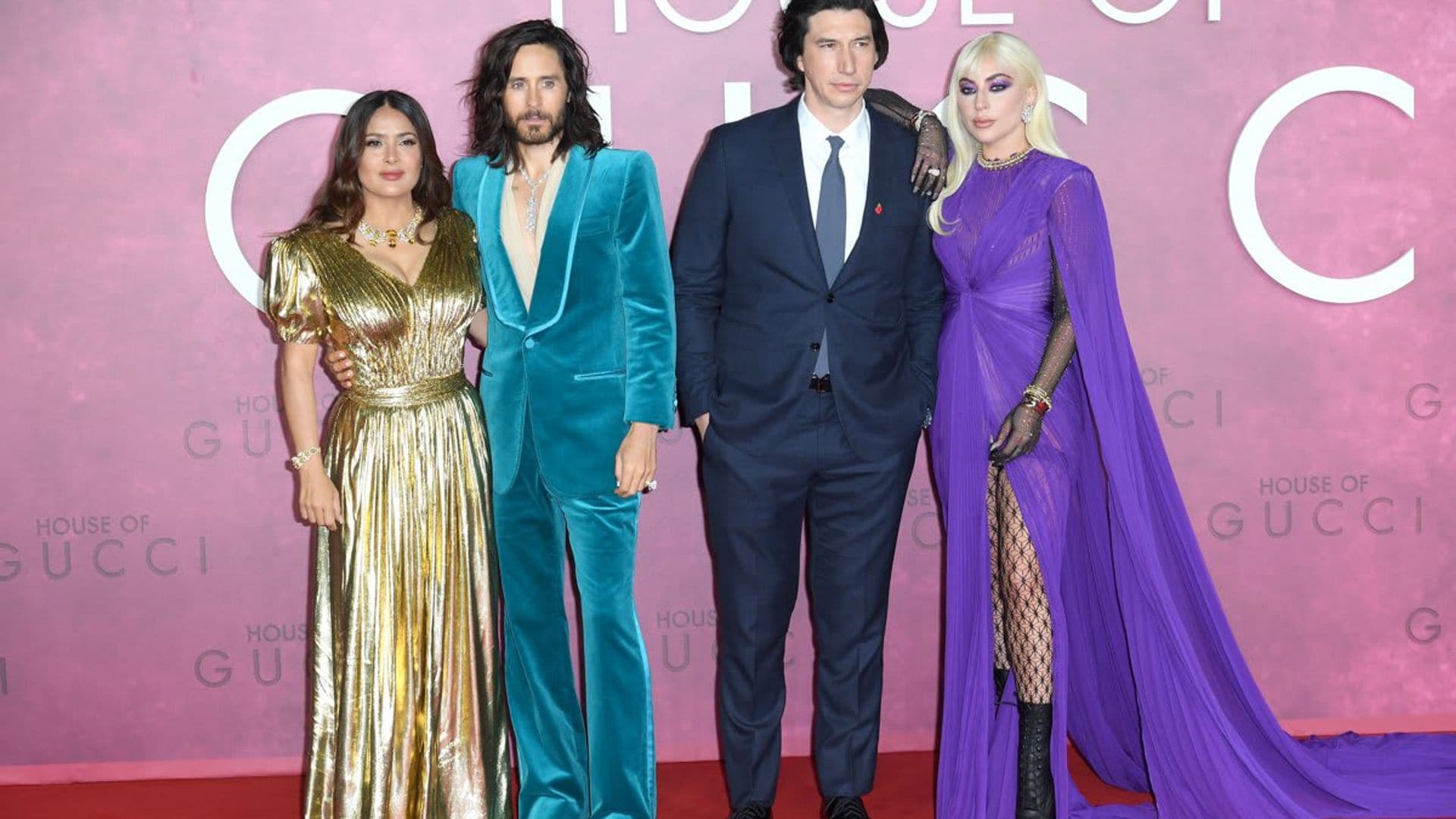 We can’t stop looking at ‘House Of Gucci’ stars Salma Hayek and Lady Gaga at the U.K movie premiere