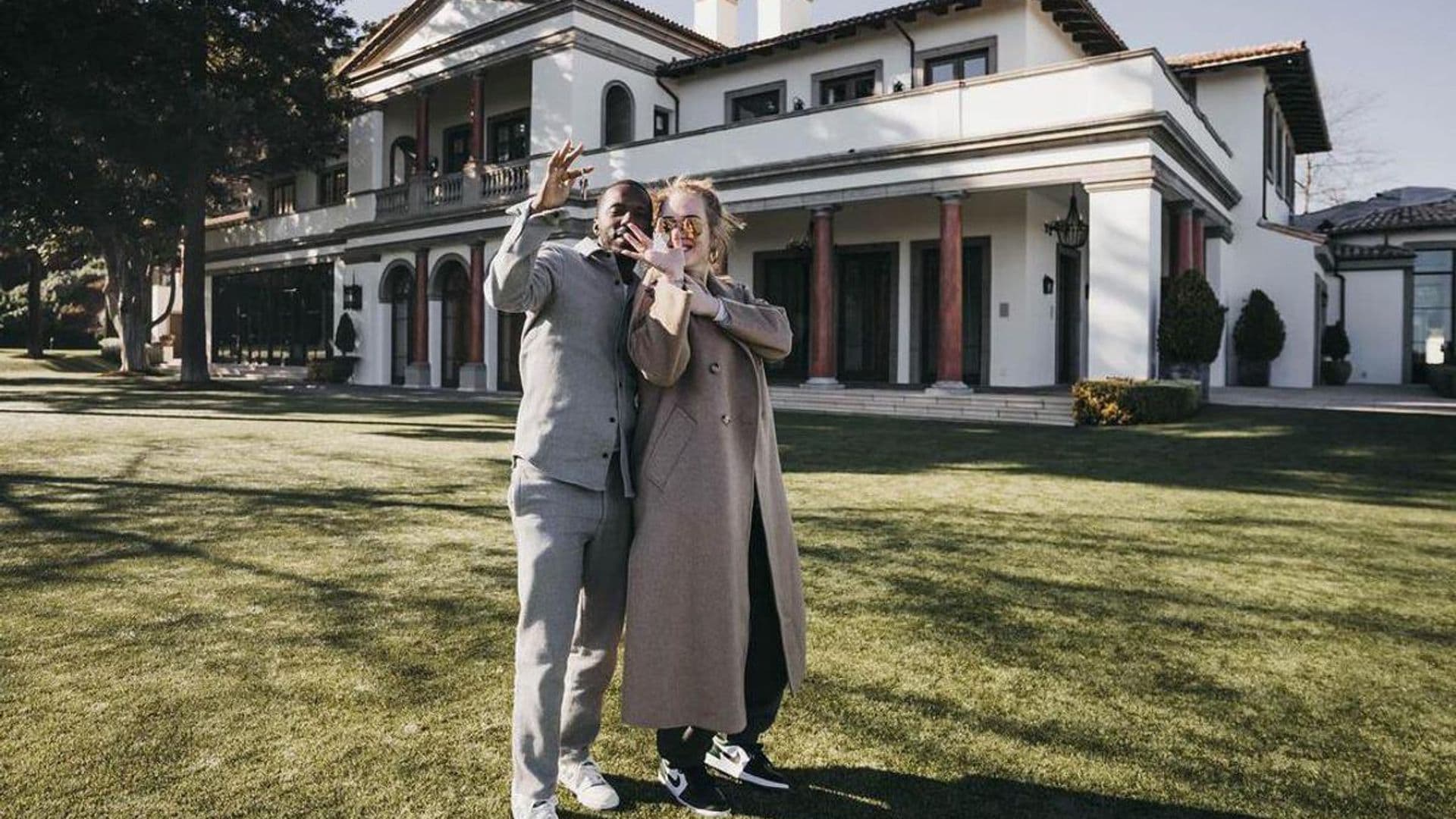 Adele reveals her and boyfriend Rich Paul moved in together