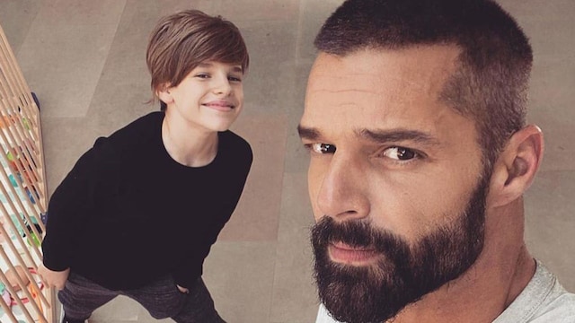 Ricky Martin and son Matteo