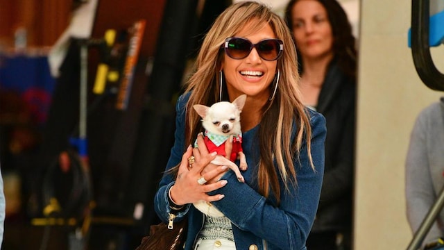 Jennifer Lopez on set of Hustlers
