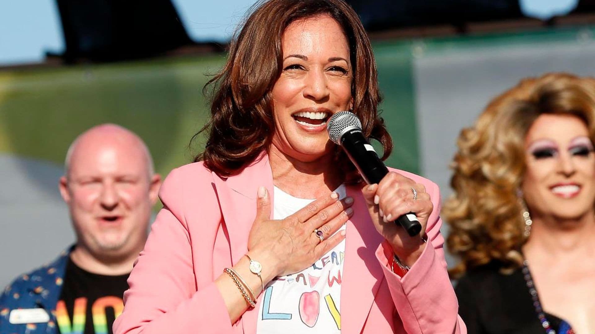 Kamala Harris makes history as first Vice President at Pride event, joined by RPDR royalty Symone