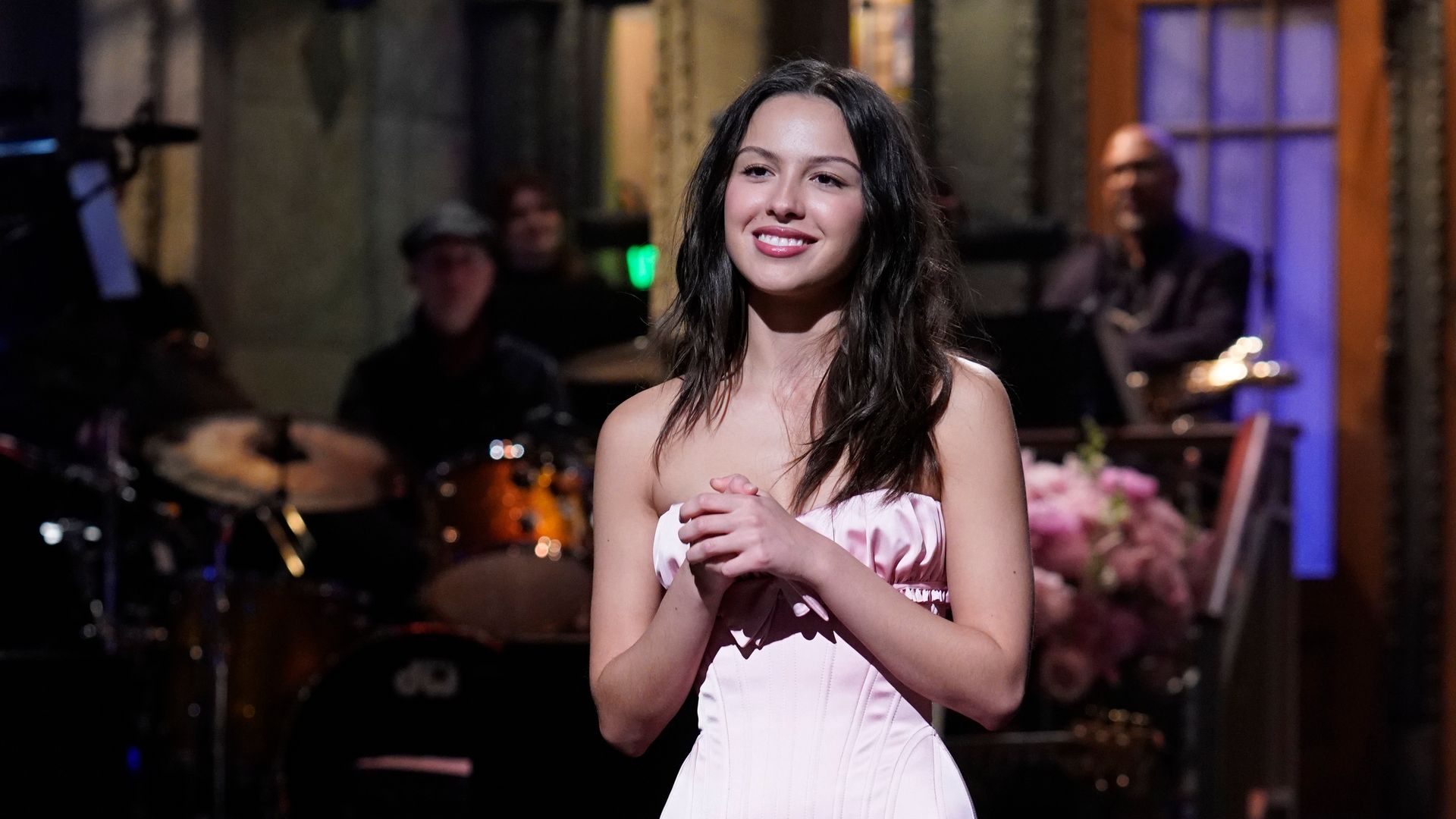 Host Olivia Rodrigo during the monologue on Saturday, May 2, 2026