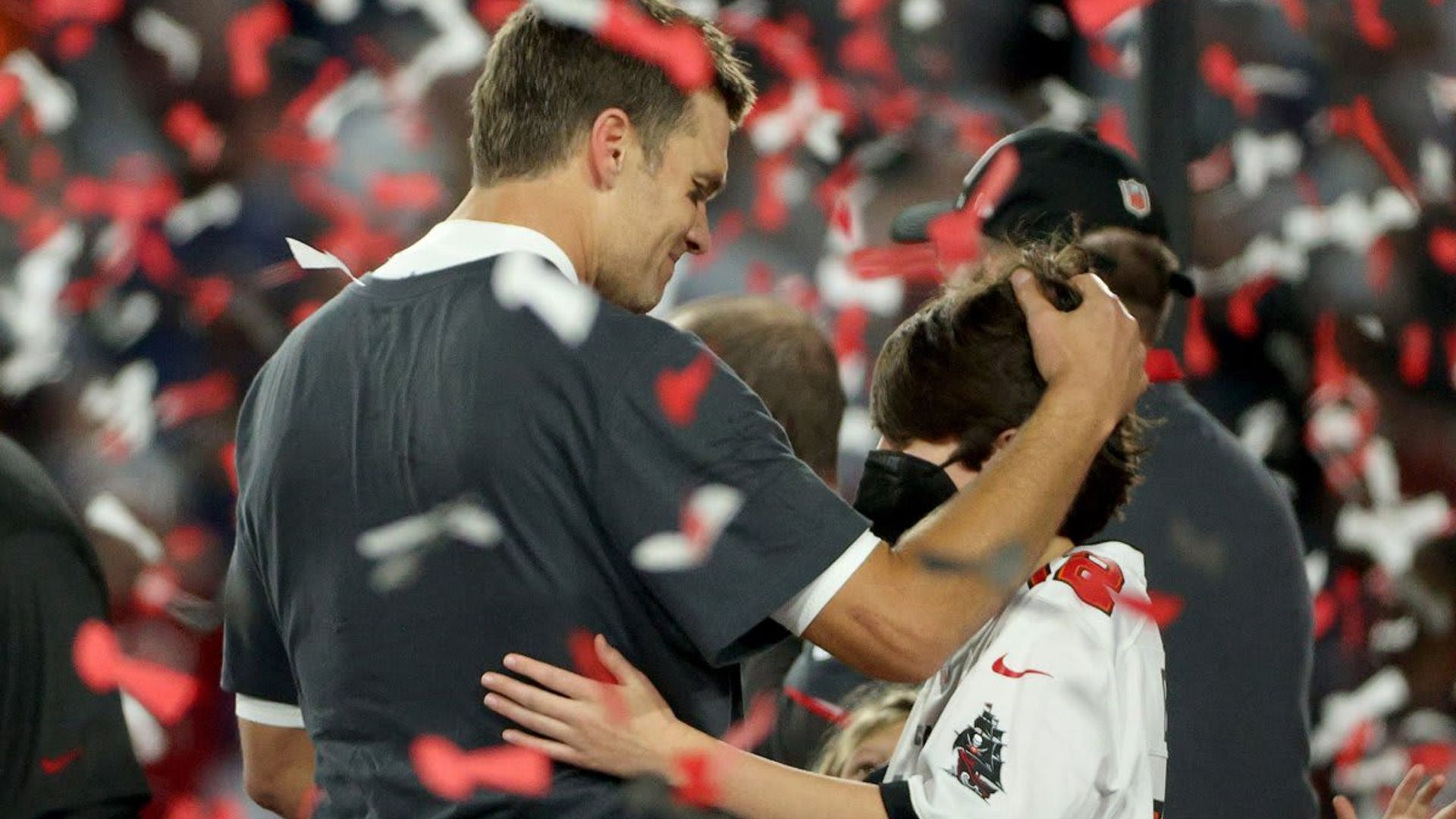 Tom Brady celebrates victory with his mini-me Jack: “Best part of my day”