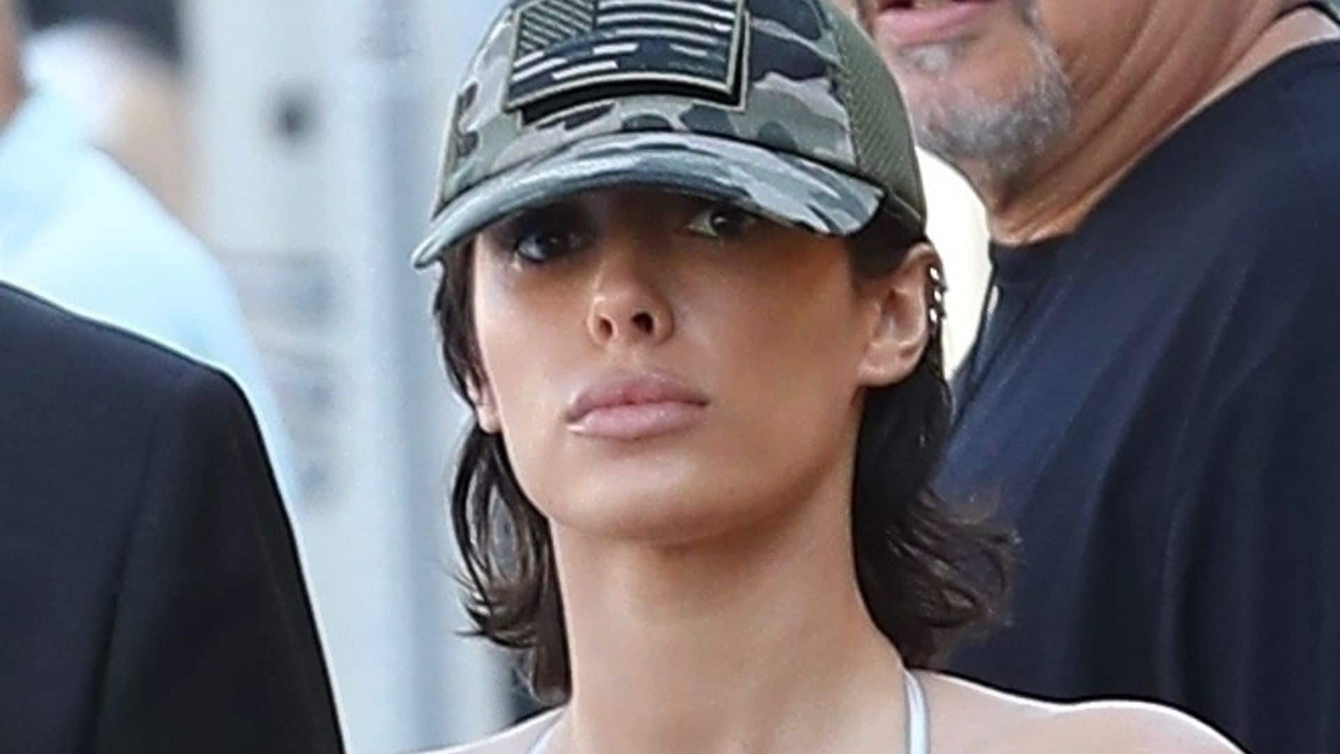 Bianca Censori wears metallic micro bikini and clear heels in latest outing with Kanye West