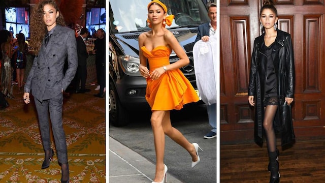 Collage outfits de Zendaya