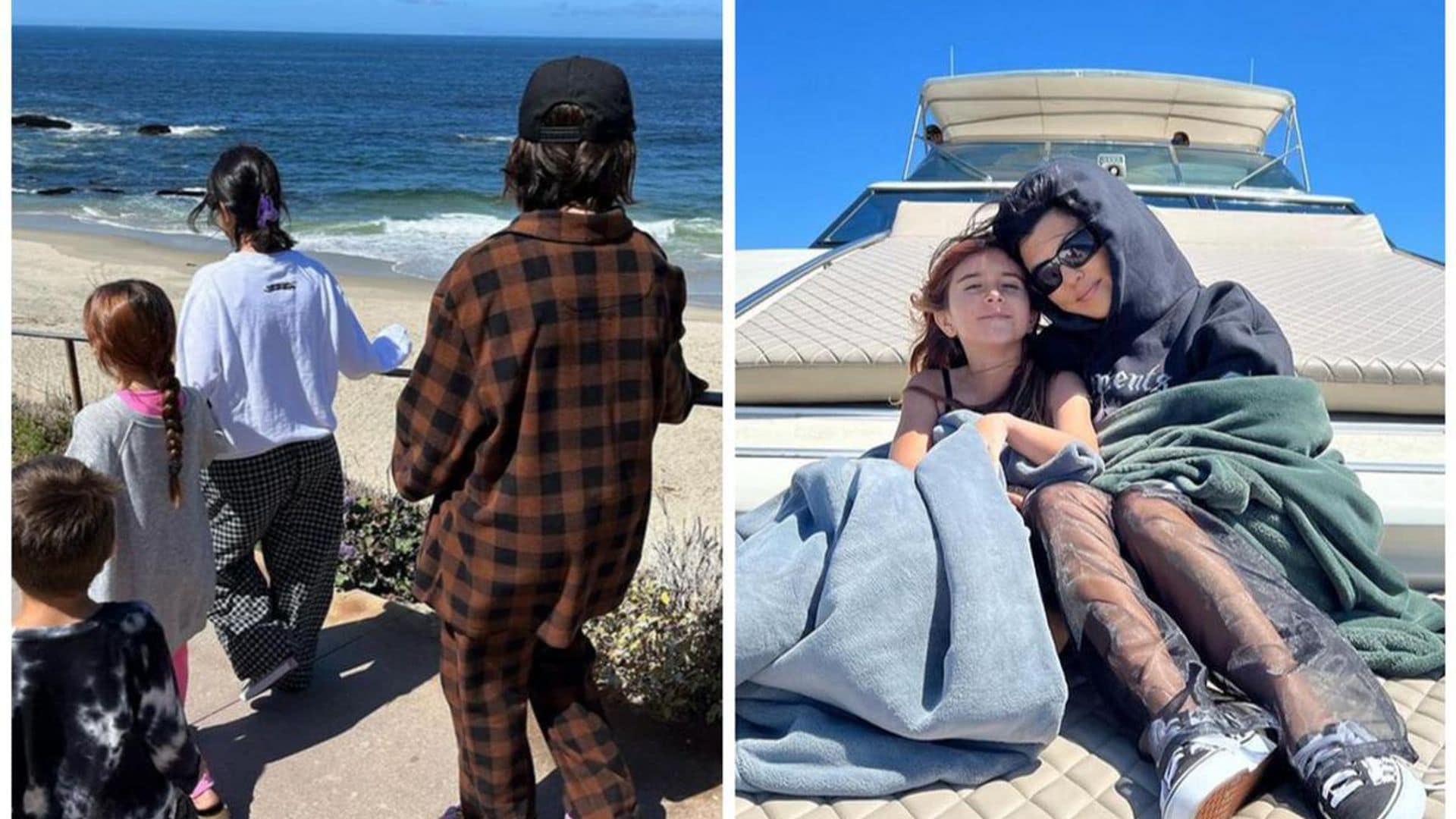 Kourtney Kardashian shares adorable vacation pics with her family