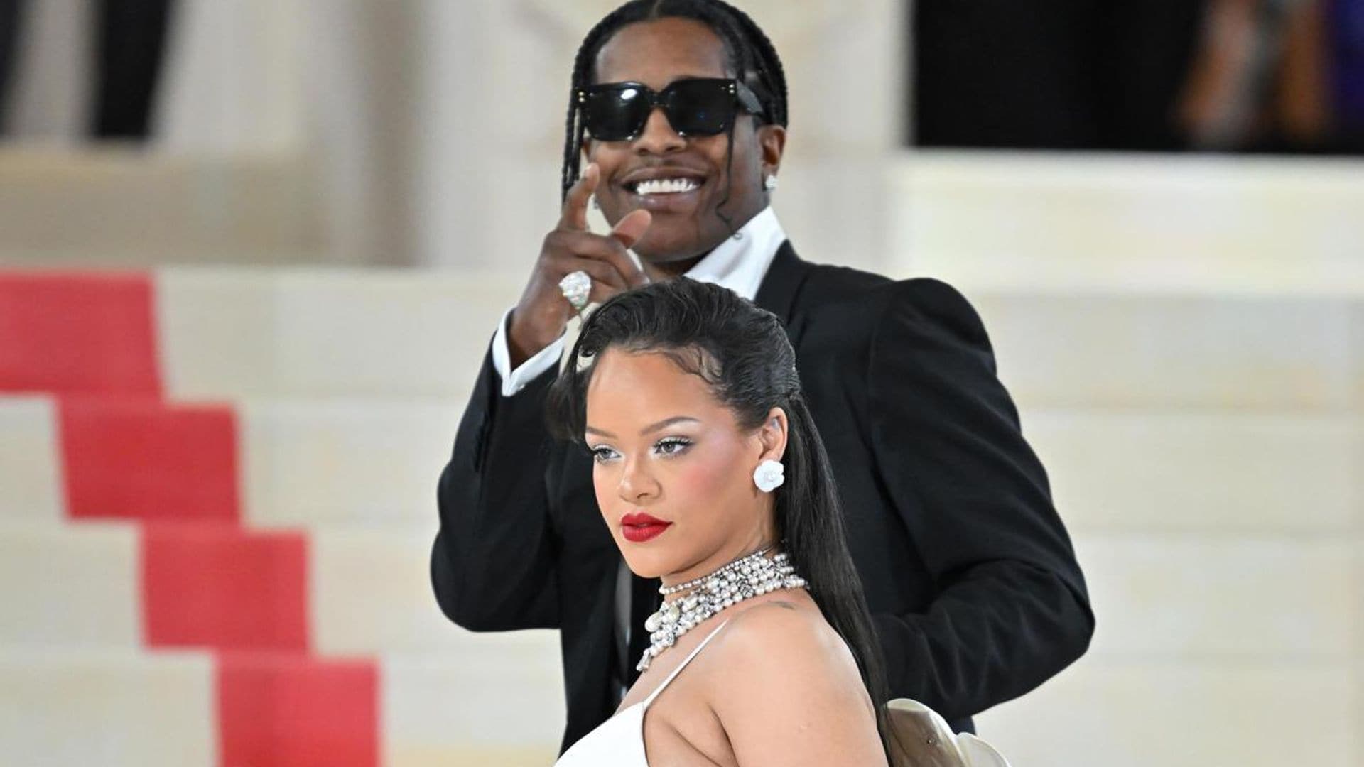 Rihanna and A$AP Rocky enjoy New York City’s warm weather
