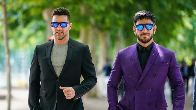 Ricky Martin and Jwan Yosef enjoy pool day with their kids Lucía and Renn